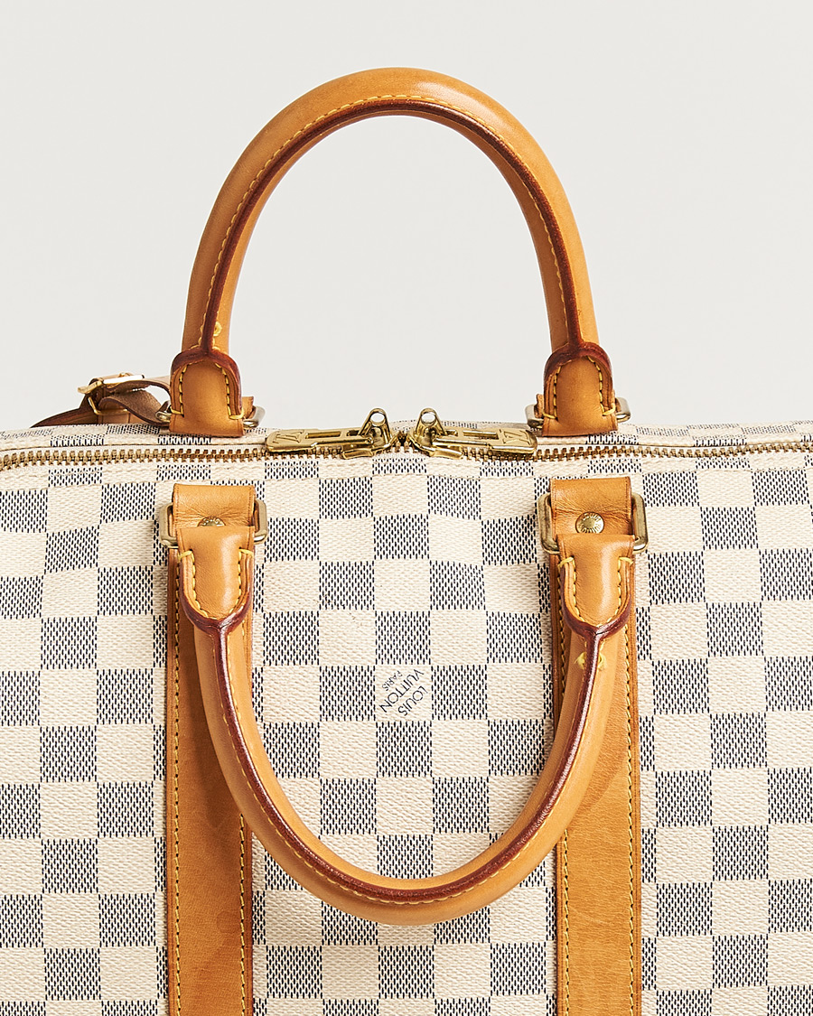 Herr | Pre-Owned & Vintage Bags | Louis Vuitton Pre-Owned | Keepall Bandouliére Damier Azur