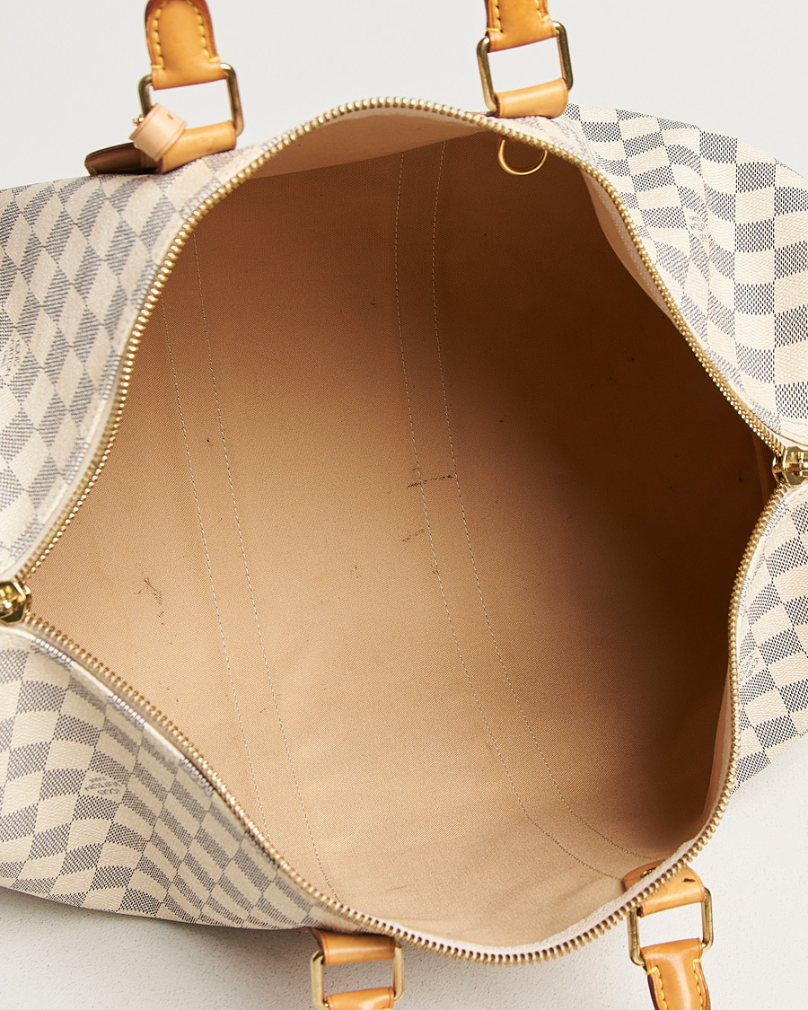 Herr | Pre-Owned & Vintage Bags | Louis Vuitton Pre-Owned | Keepall Bandouliére Damier Azur