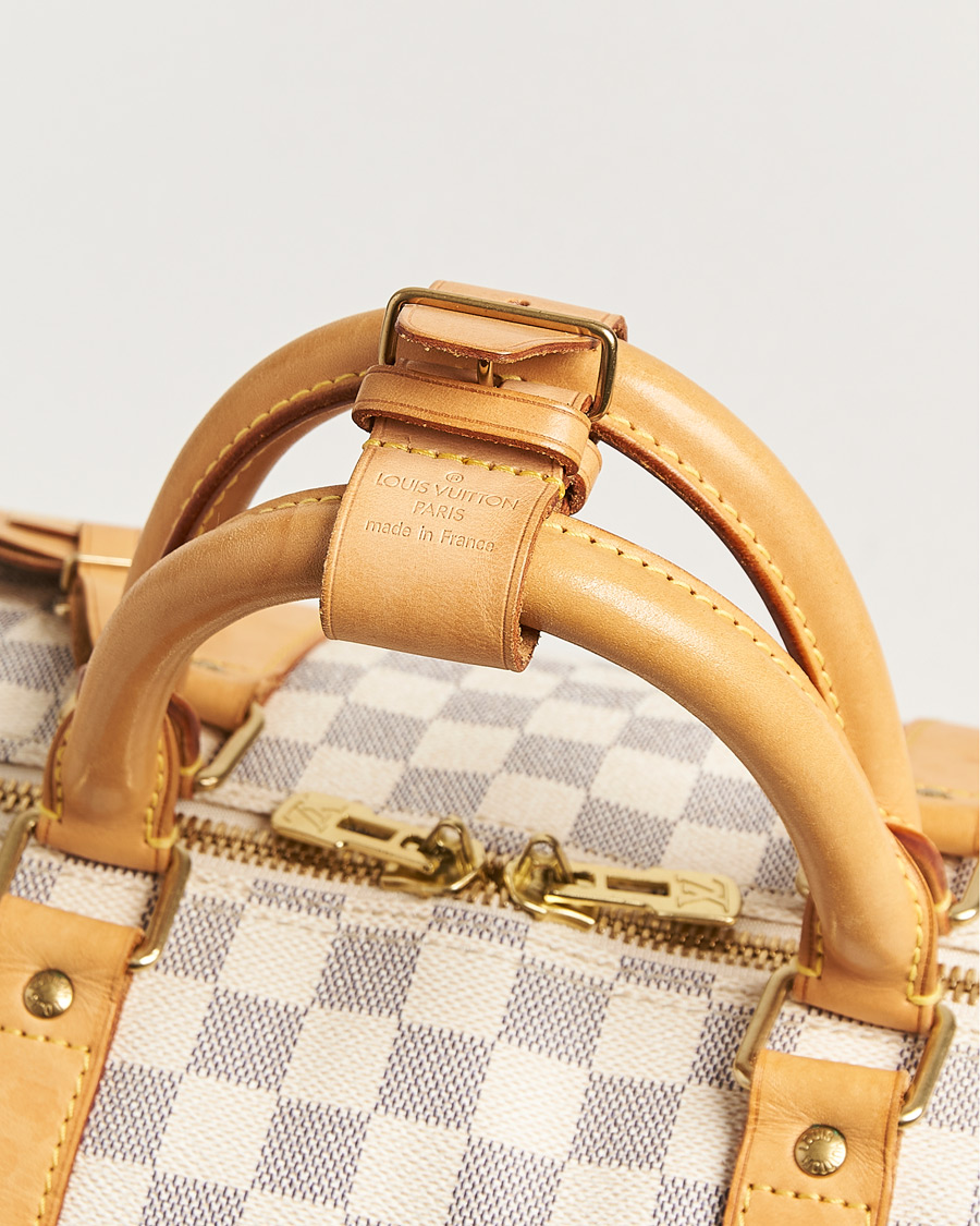 Herr | Pre-Owned & Vintage Bags | Louis Vuitton Pre-Owned | Keepall Bandouliére Damier Azur