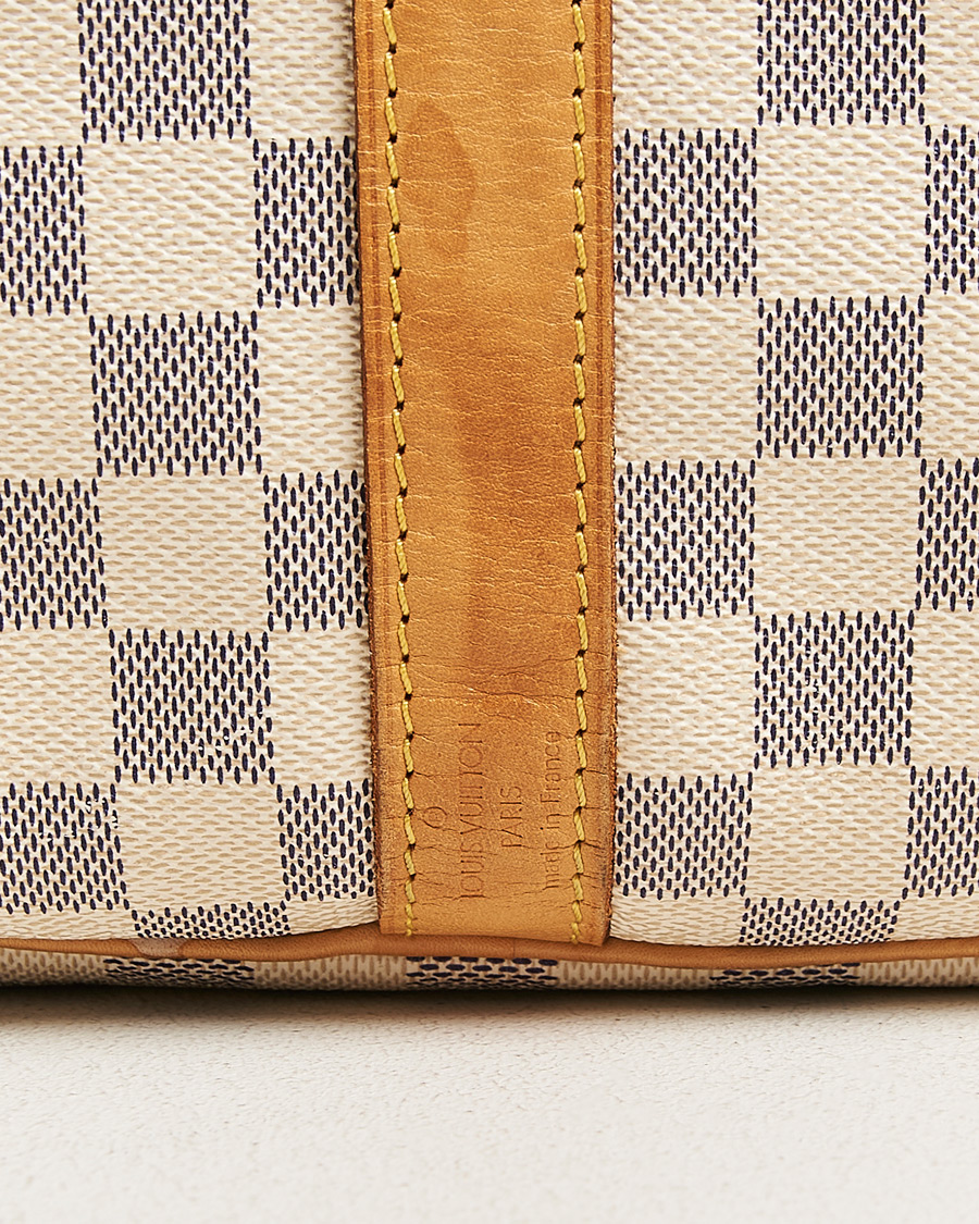 Herr | Pre-Owned & Vintage Bags | Louis Vuitton Pre-Owned | Keepall Bandouliére Damier Azur