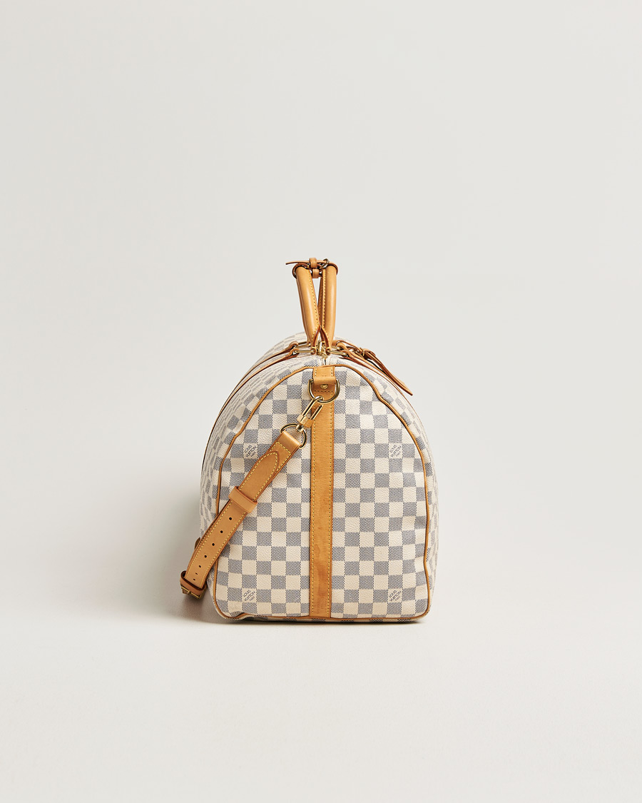 Herr | Pre-Owned & Vintage Bags | Louis Vuitton Pre-Owned | Keepall Bandouliére Damier Azur