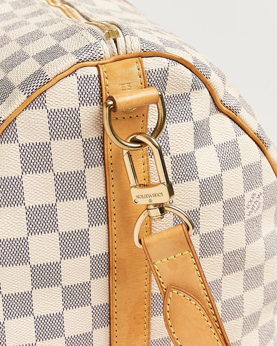 Herr | Pre-Owned & Vintage Bags | Louis Vuitton Pre-Owned | Keepall Bandouliére Damier Azur
