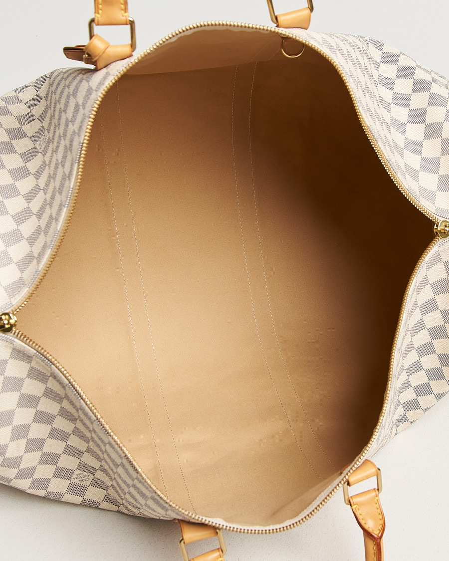 Herr | Pre-Owned & Vintage Bags | Louis Vuitton Pre-Owned | Keepall Bandouliére Damier Azur