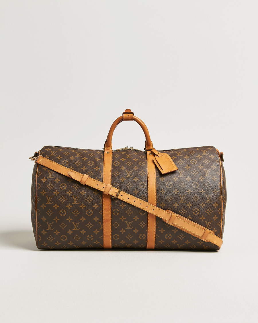 Herr | Pre-Owned & Vintage Bags | Louis Vuitton Pre-Owned | Keepall Bandouliére 55 Monogram
