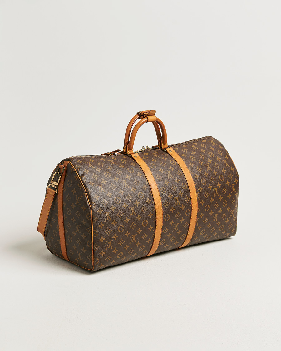 Herr | Pre-Owned & Vintage Bags | Louis Vuitton Pre-Owned | Keepall Bandouliére 55 Monogram