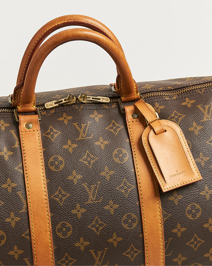 Herr | Pre-Owned & Vintage Bags | Louis Vuitton Pre-Owned | Keepall Bandouliére 55 Monogram