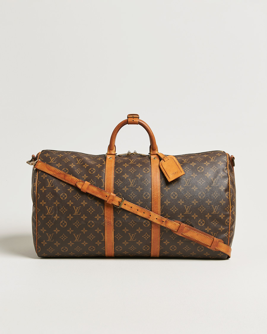 Herr | Pre-Owned & Vintage Bags | Louis Vuitton Pre-Owned | Keepall Bandouliére 55 Monogram