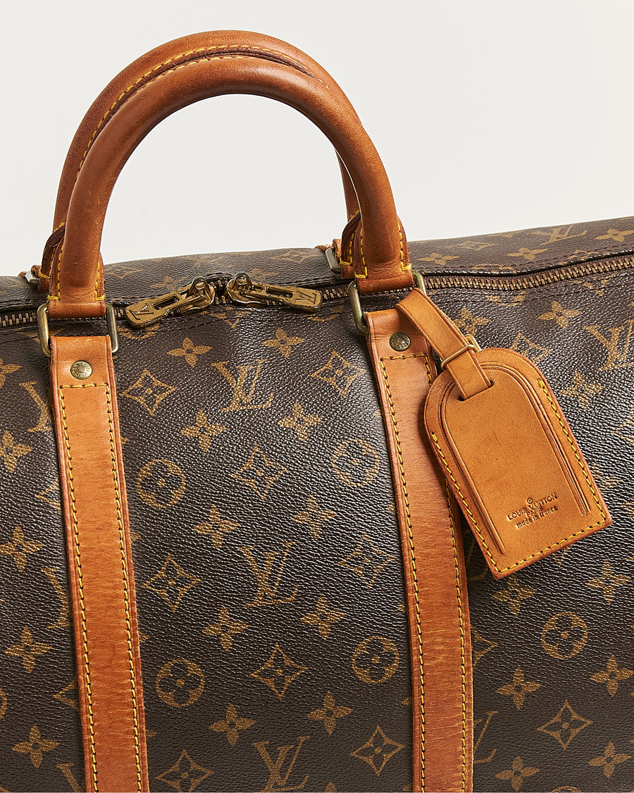 Herr | Pre-Owned & Vintage Bags | Louis Vuitton Pre-Owned | Keepall Bandouliére 55 Monogram