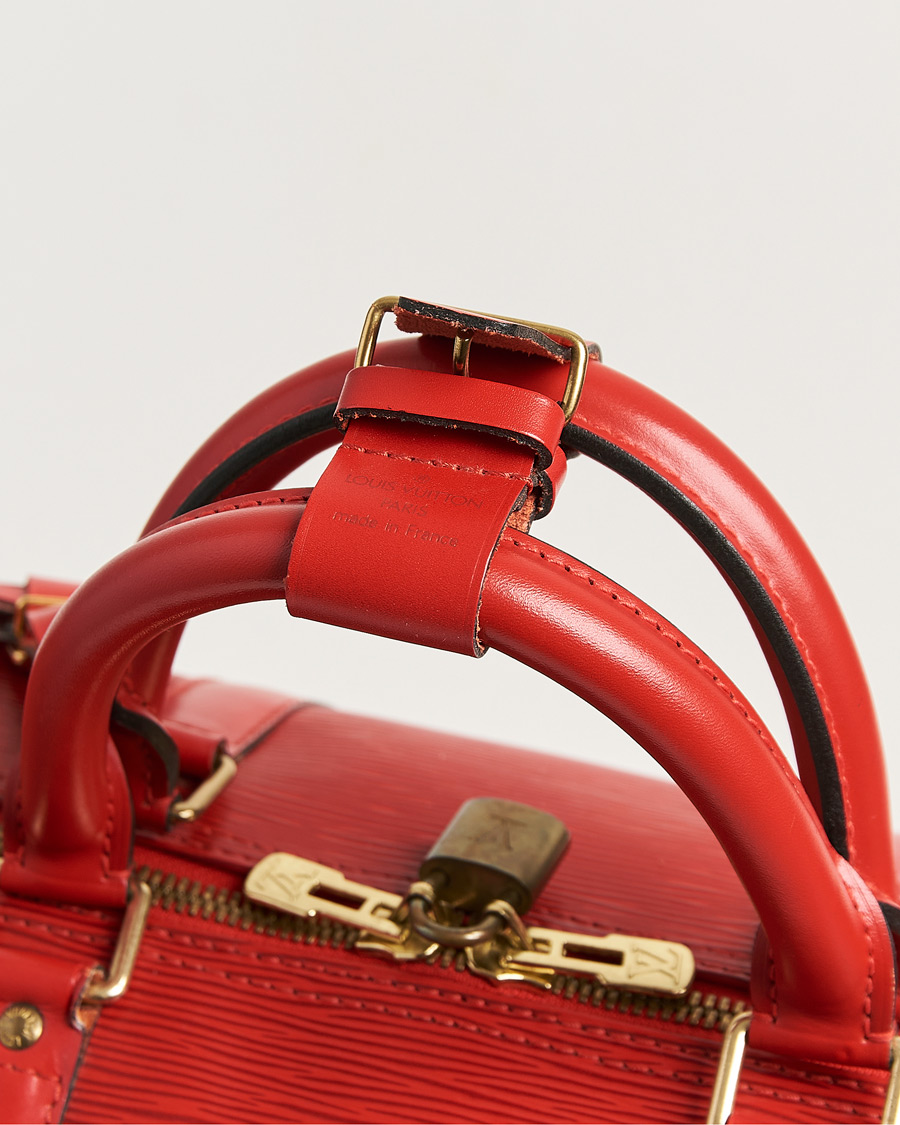 Herr | Pre-Owned & Vintage Bags | Louis Vuitton Pre-Owned | Keepall 50 Epi Leather Red