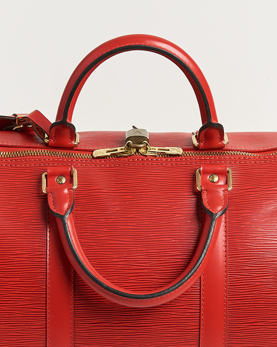 Herr | Pre-Owned & Vintage Bags | Louis Vuitton Pre-Owned | Keepall 50 Epi Leather Red