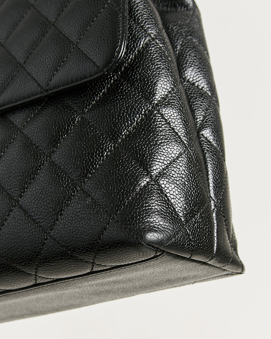 Herr | Pre-Owned & Vintage Bags | Chanel Pre-Owned | Kelly Top Handle Bag Caviar Black