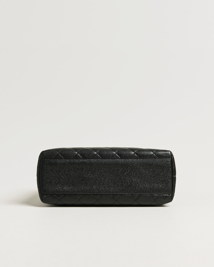 Herr | Pre-Owned & Vintage Bags | Chanel Pre-Owned | Kelly Top Handle Bag Caviar Black