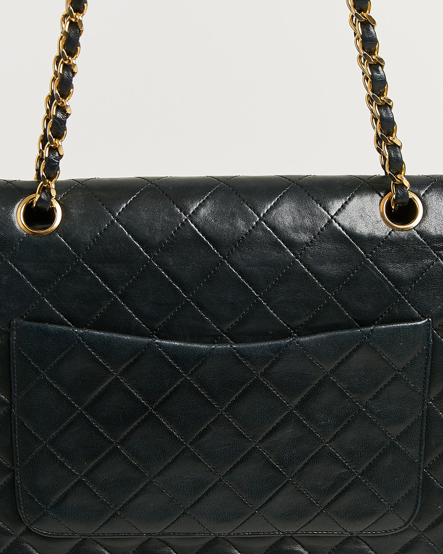 Herr | Pre-Owned & Vintage Bags | Chanel Pre-Owned | Single Flap Bag Lambskin Black