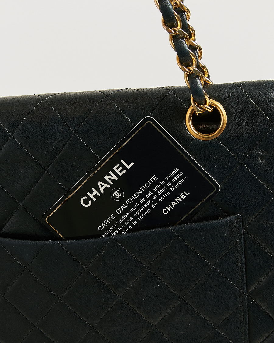 Herr | Pre-Owned & Vintage Bags | Chanel Pre-Owned | Classic Double Flap Small Lamskin Black