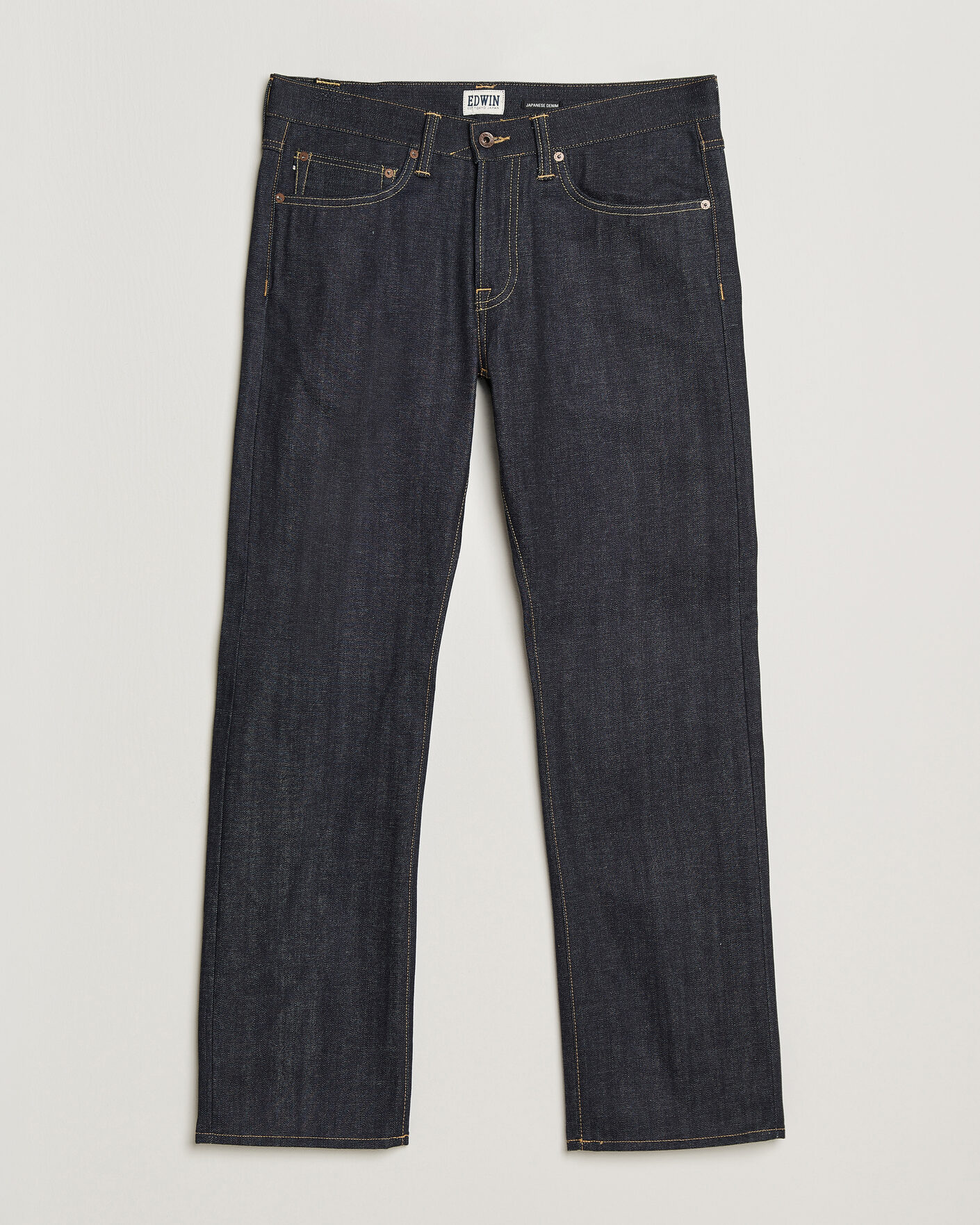 Herr |  | EDWIN | No.47 Regular Straight Selvage Jeans Unwashed