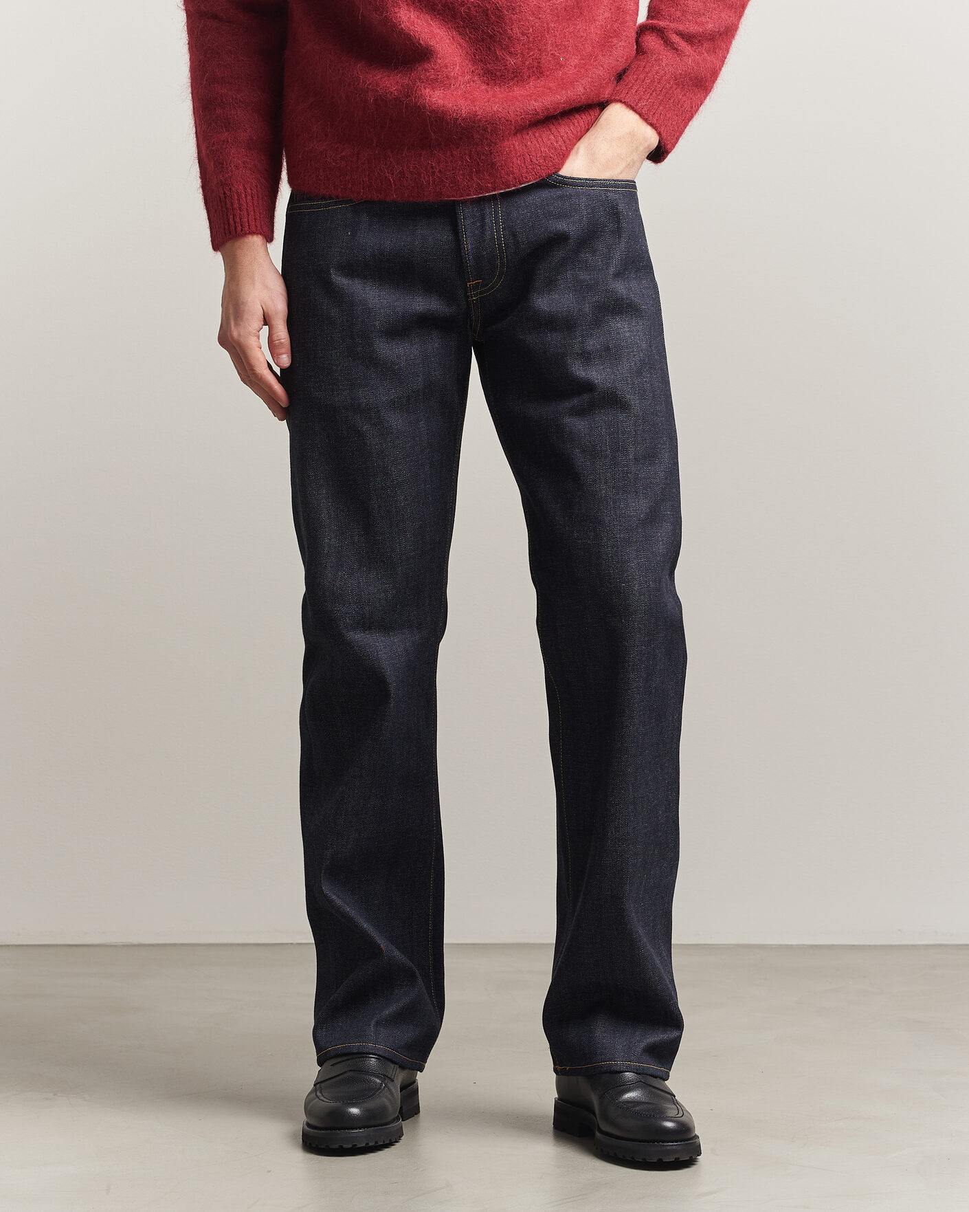 Herr | Jeans | EDWIN | No.47 Regular Straight Selvage Jeans Unwashed