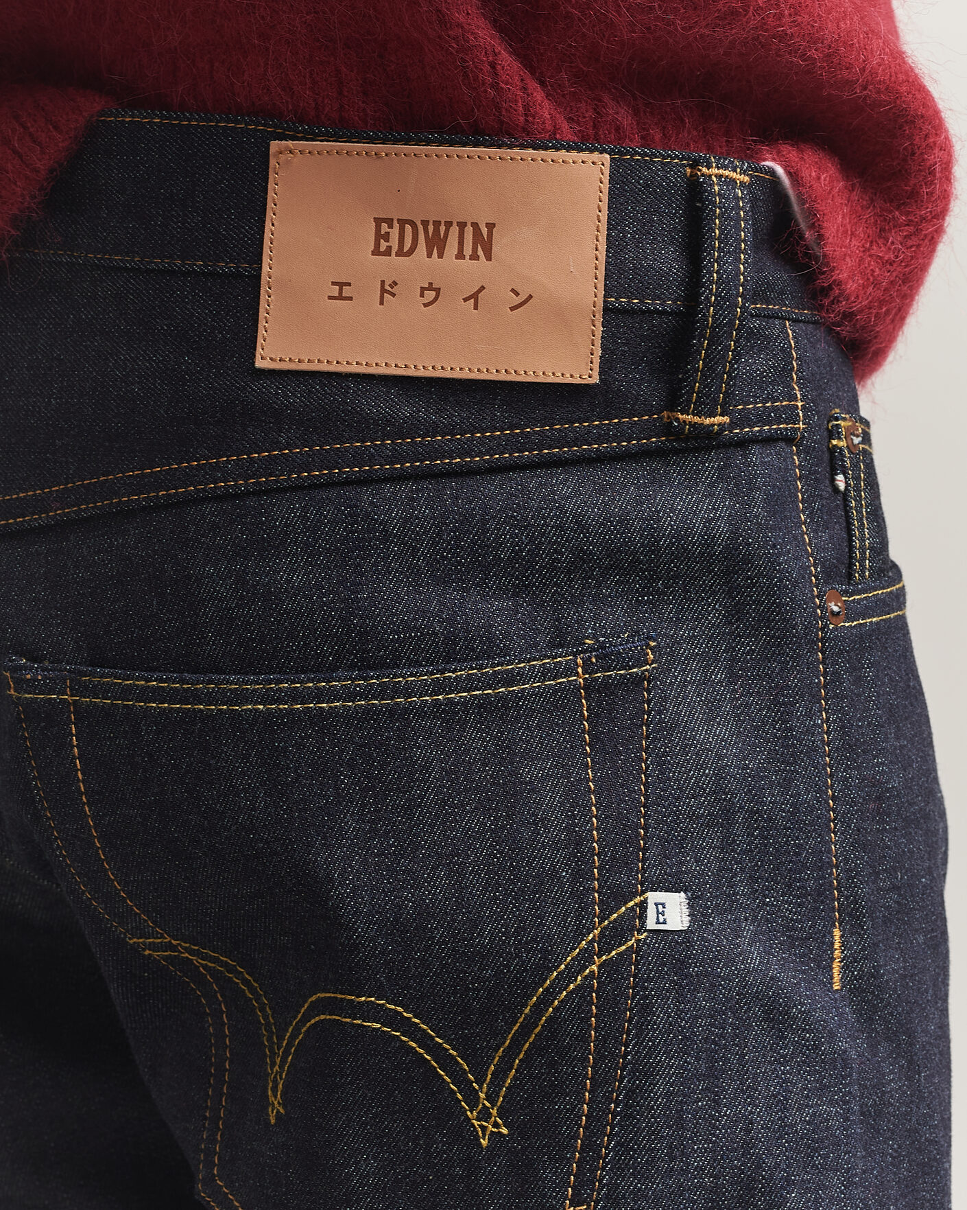 Herr | Jeans | EDWIN | No.47 Regular Straight Selvage Jeans Unwashed
