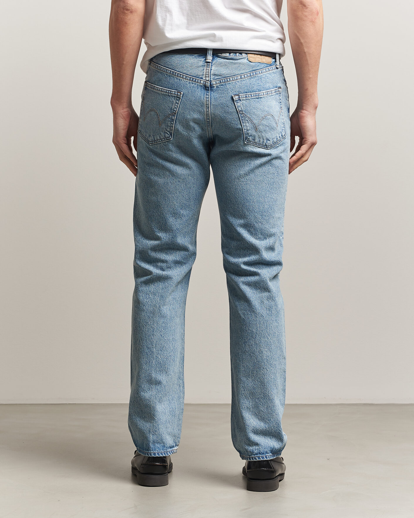 Herr | Byxor | EDWIN | Regular Straight Jeans Used Light Blue