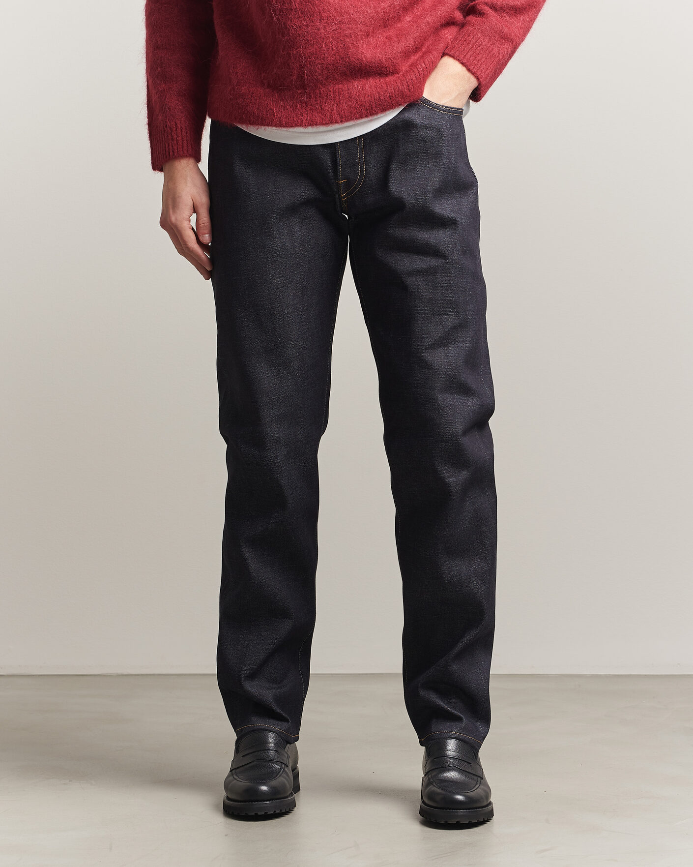 Herr | Jeans | EDWIN | Regular Tapered Selvage Jeans Unwashed