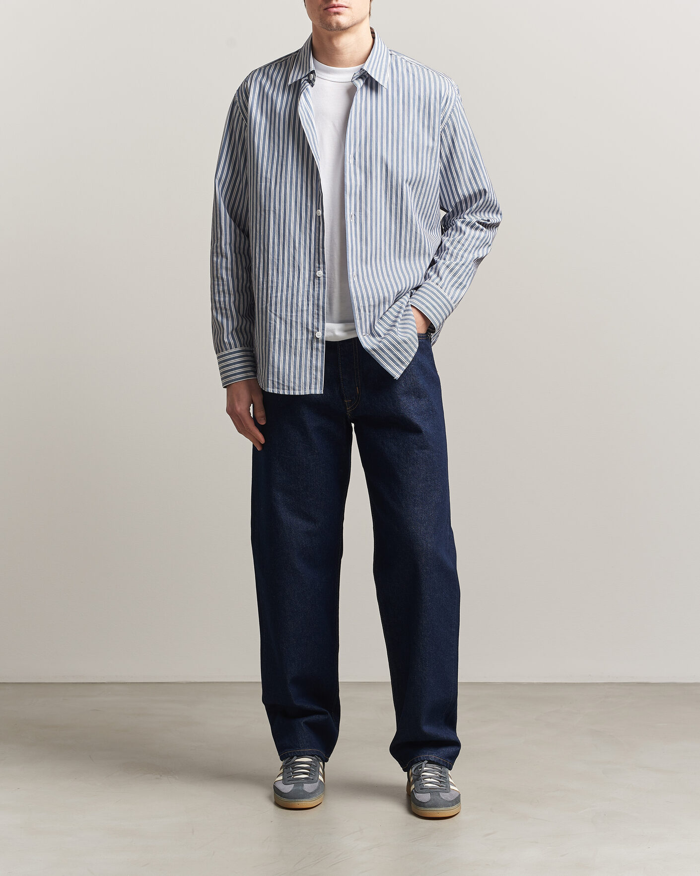 Herr | Jeans | EDWIN | Loose Straight Jeans Blue Rinsed