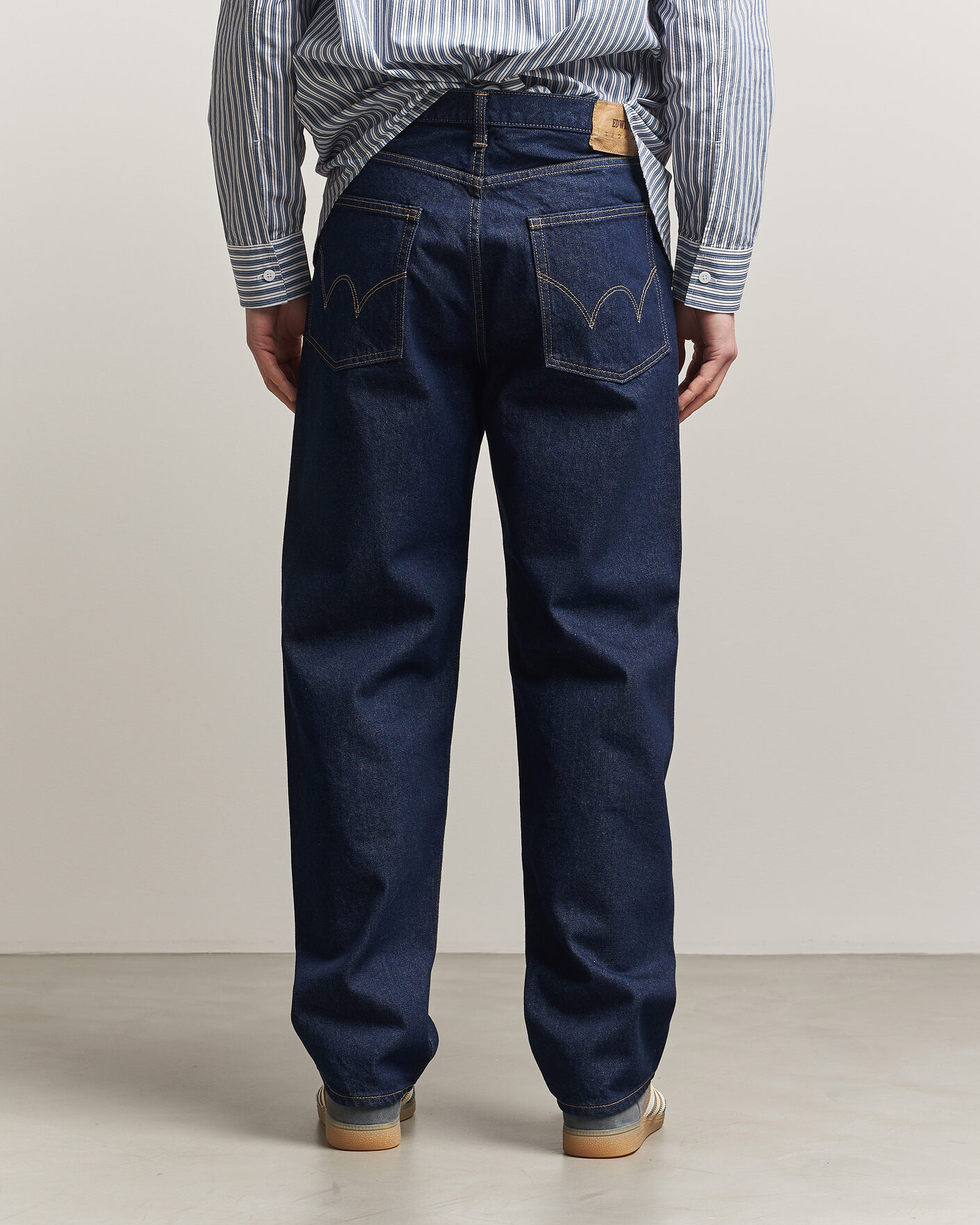 Herr | Jeans | EDWIN | Loose Straight Jeans Blue Rinsed