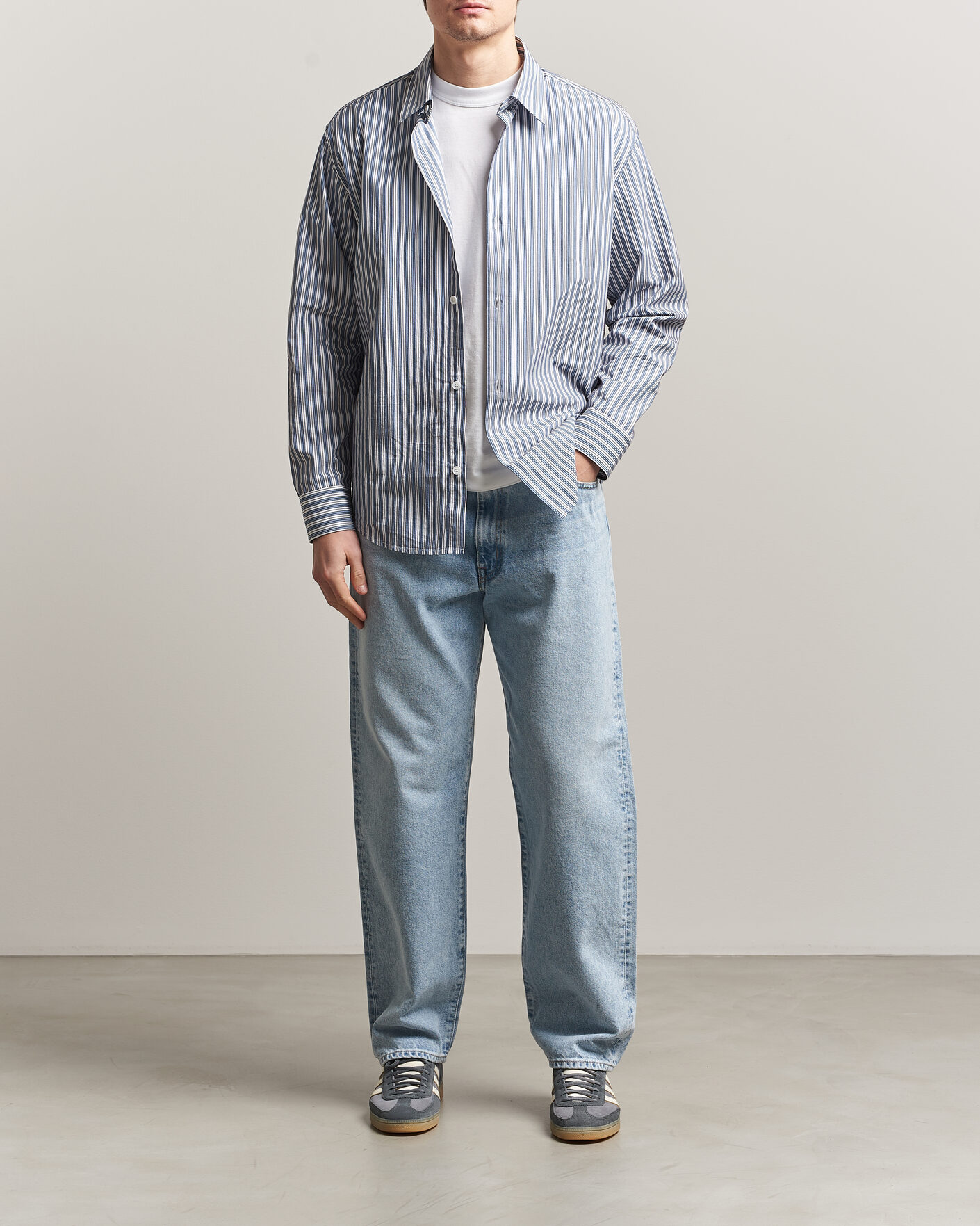 Herr | Jeans | EDWIN | Loose Straight Jeans Used Light Blue