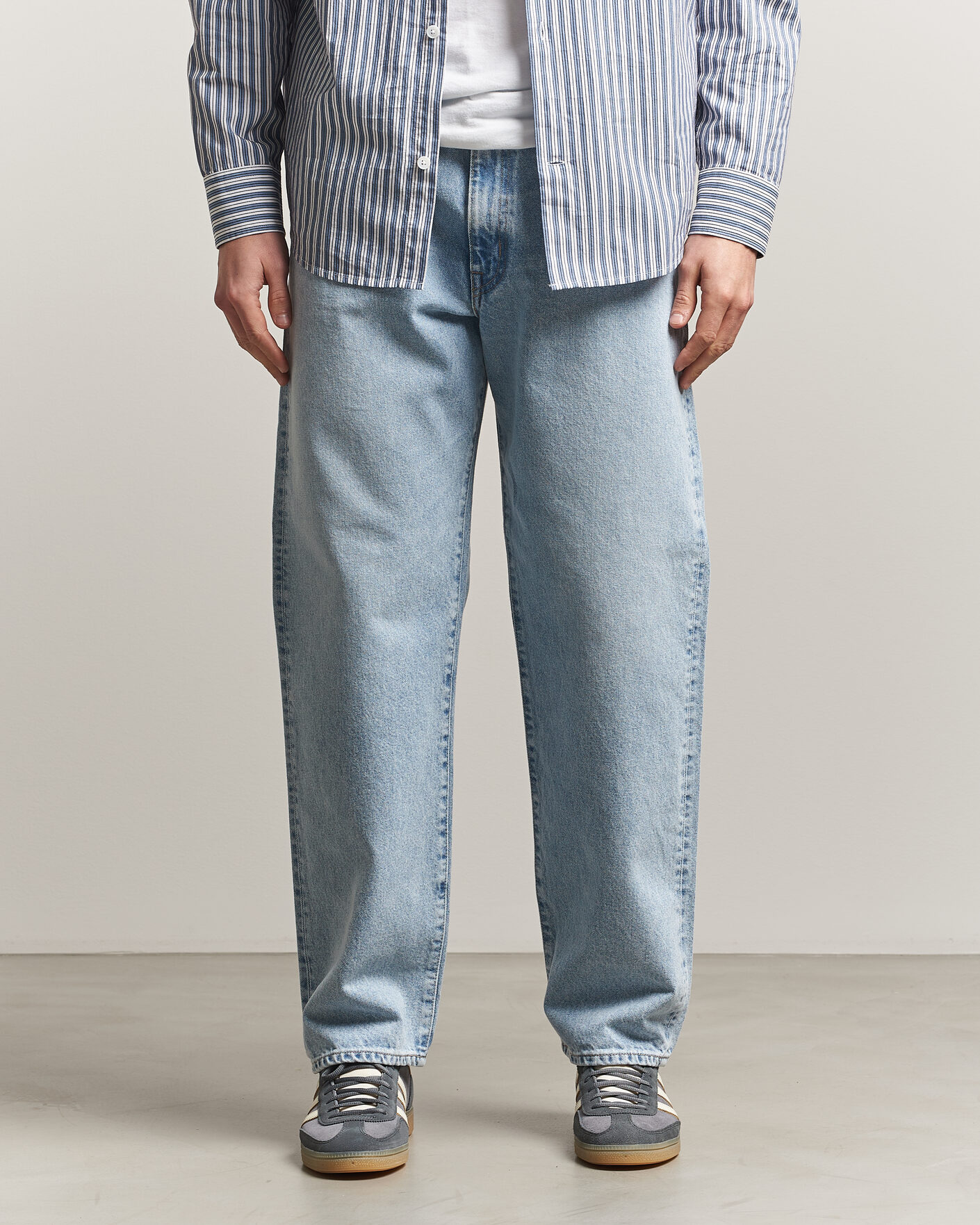 Herr | Jeans | EDWIN | Loose Straight Jeans Used Light Blue