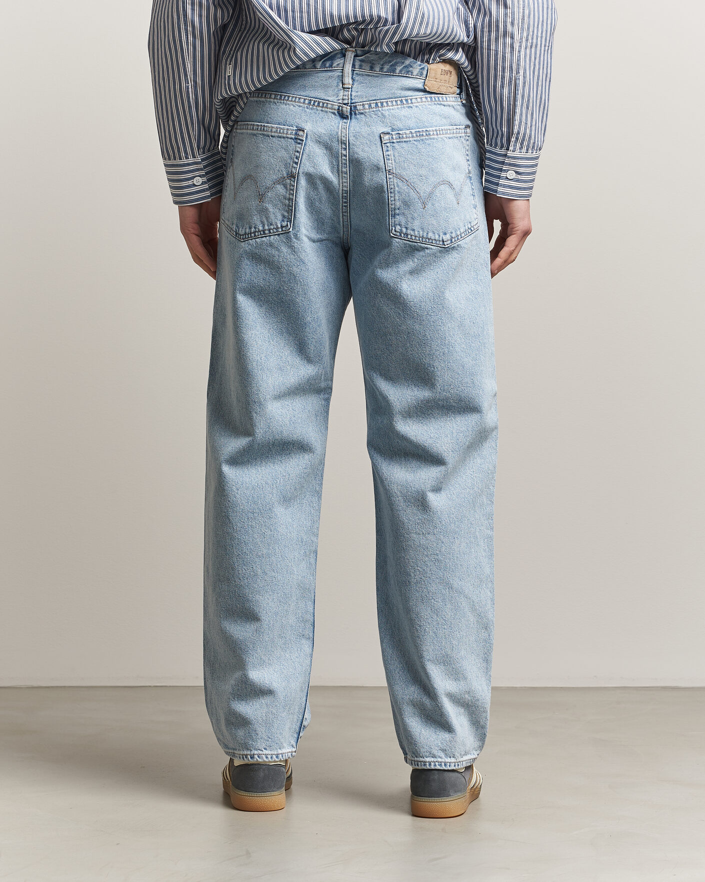 Herr | Jeans | EDWIN | Loose Straight Jeans Used Light Blue