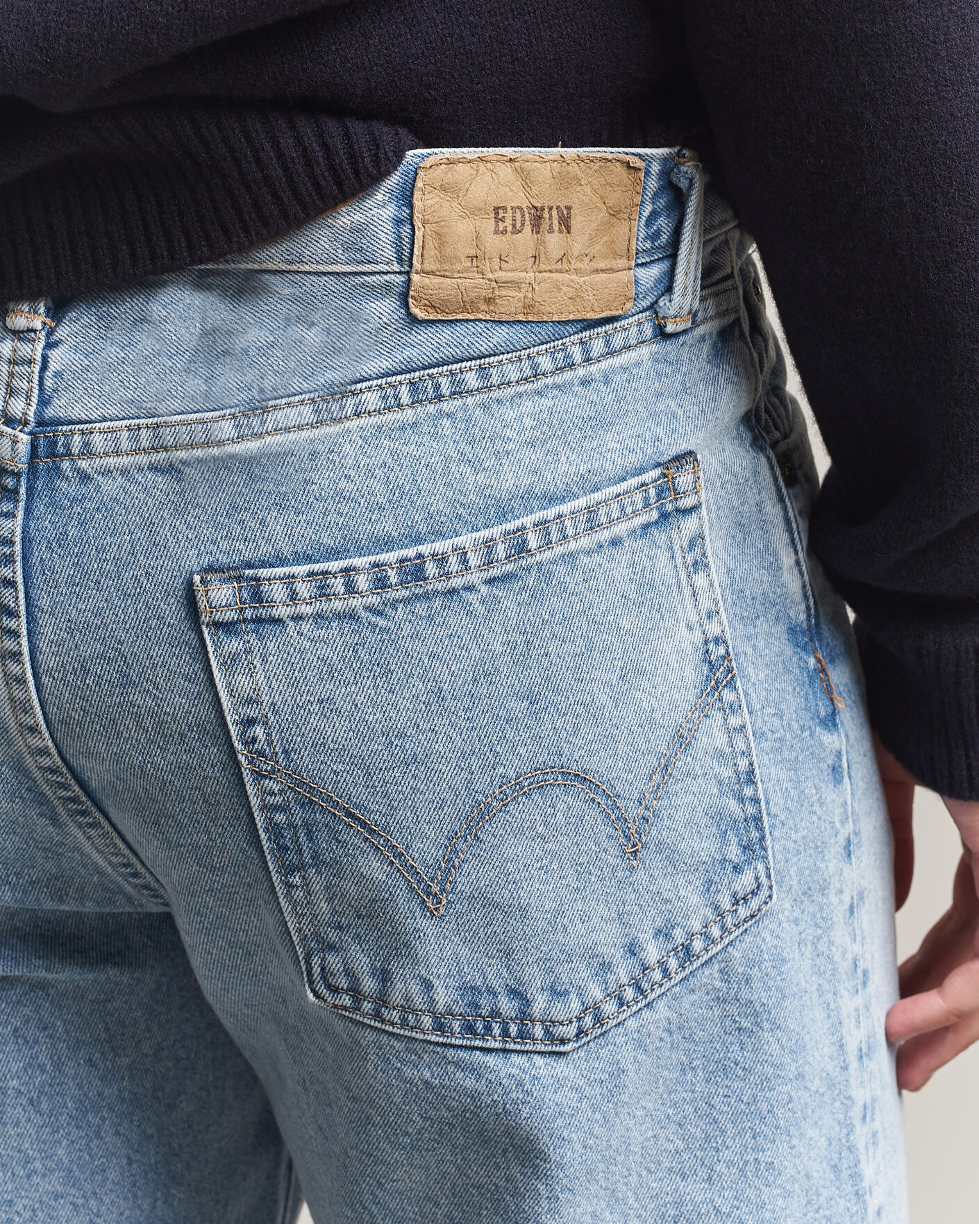 Herr | Jeans | EDWIN | Loose Straight Jeans Used Light Blue