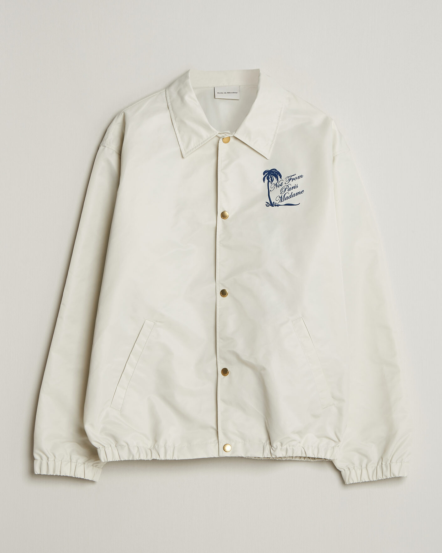 Herr | Jackor | Drôle de Monsieur | Palmier Slogan Coach Jacket Off White