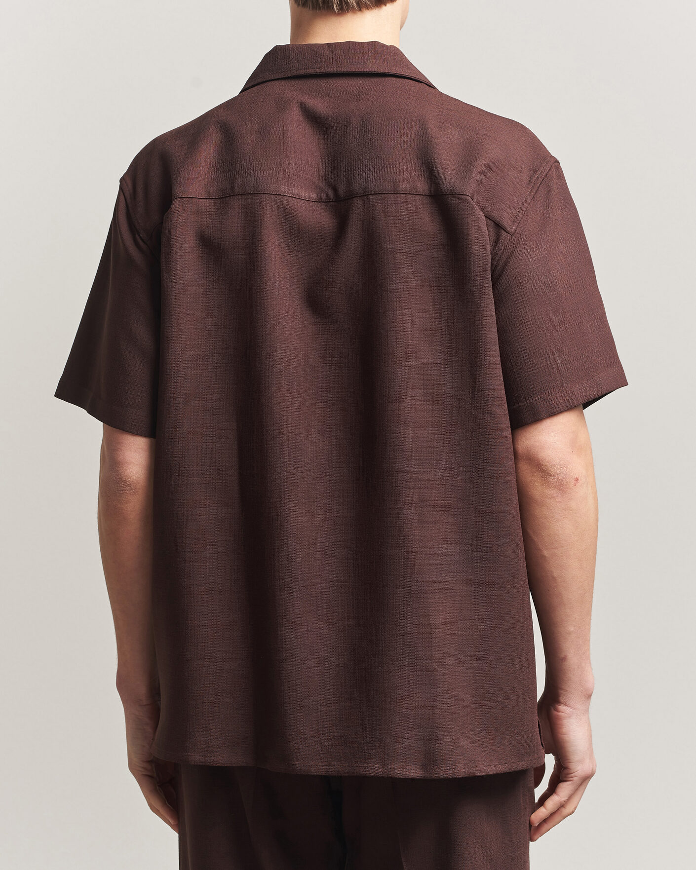 Herr | Skjortor | Drôle de Monsieur | Viscose Resort Shirt Brown