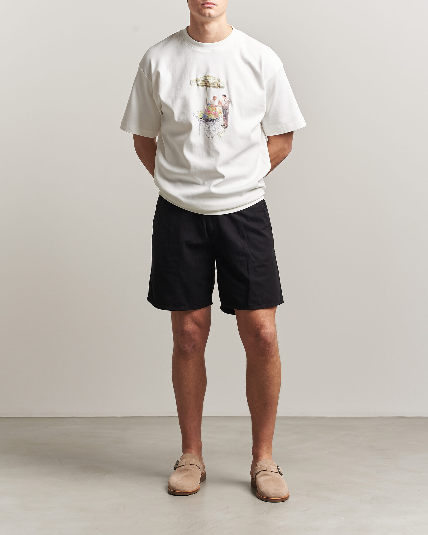 Herr | T-Shirts | Drôle de Monsieur | Fleuriste T-Shirt Off White