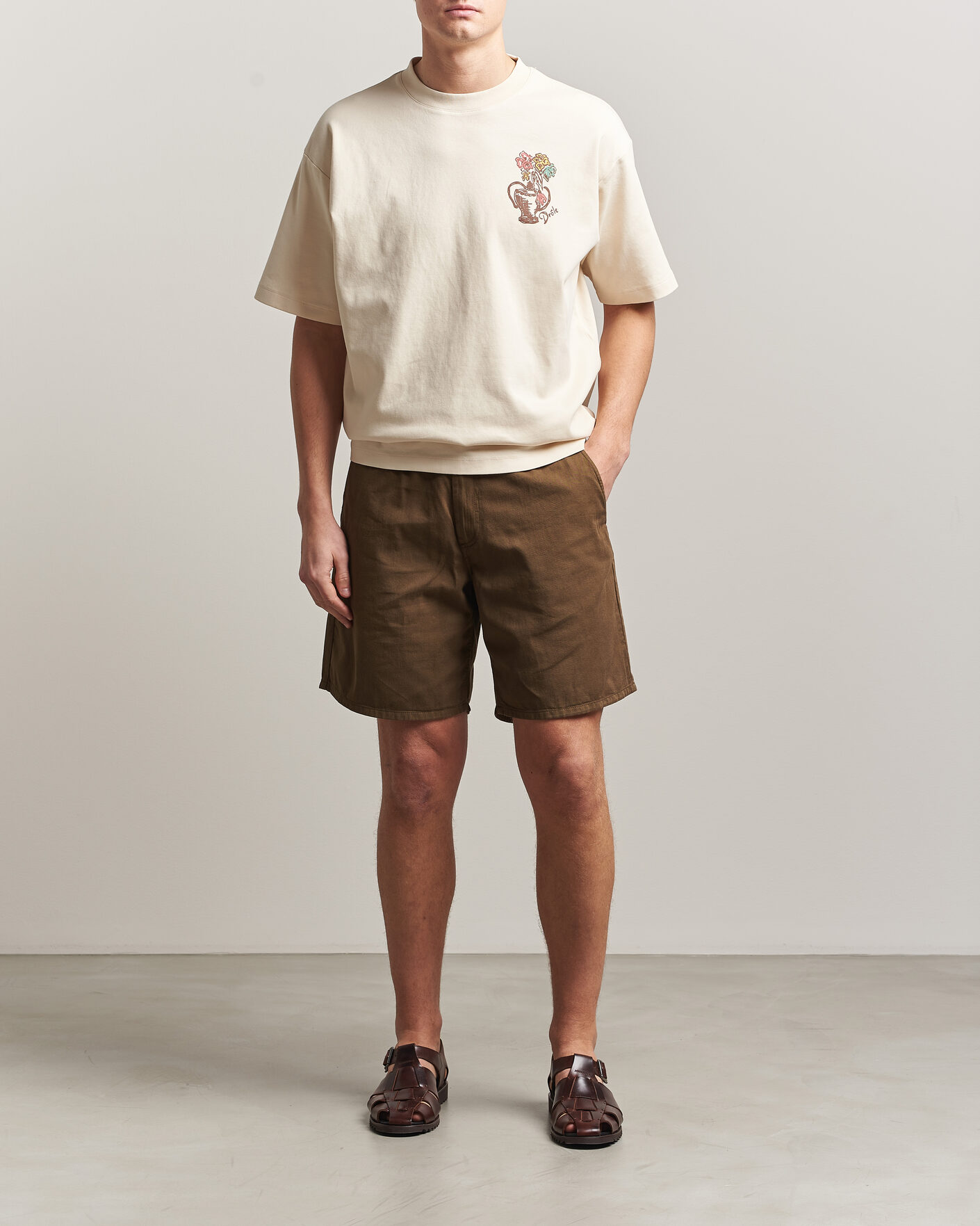 Herr | T-Shirts | Drôle de Monsieur | Vase Havana T-Shirt Sand