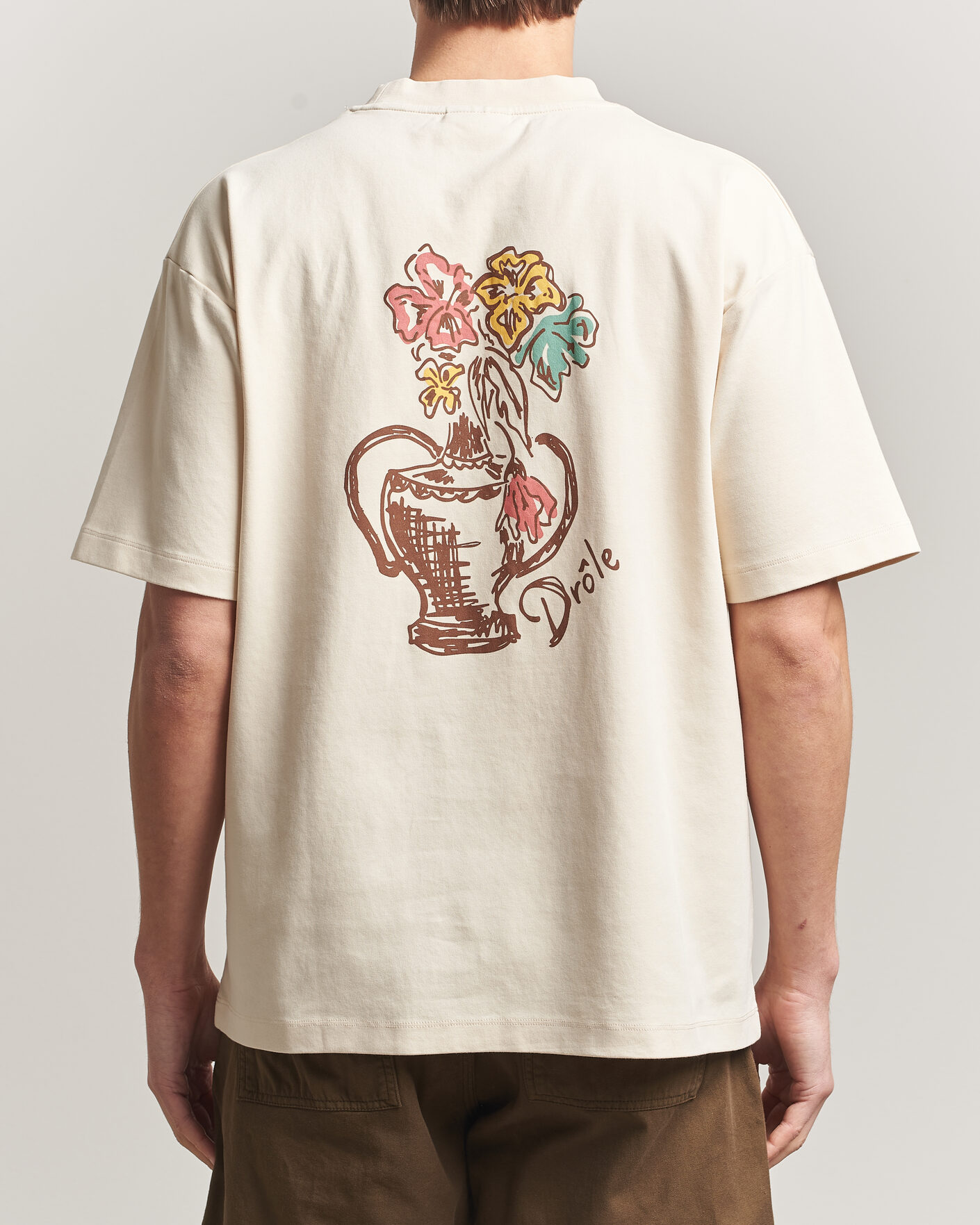 Herr | T-Shirts | Drôle de Monsieur | Vase Havana T-Shirt Sand