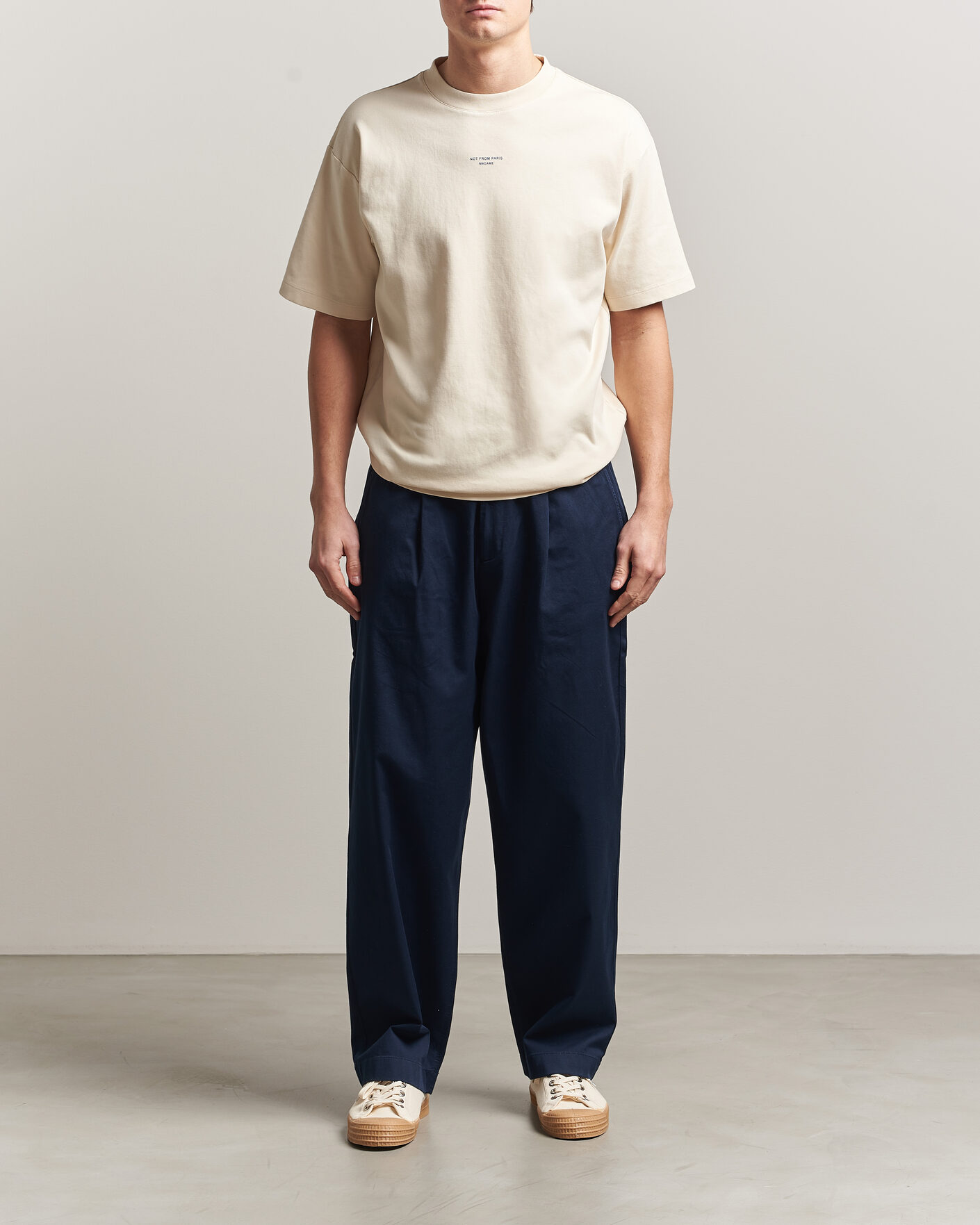 Herr | T-Shirts | Drôle de Monsieur | Classic Slogan T-Shirt Sand