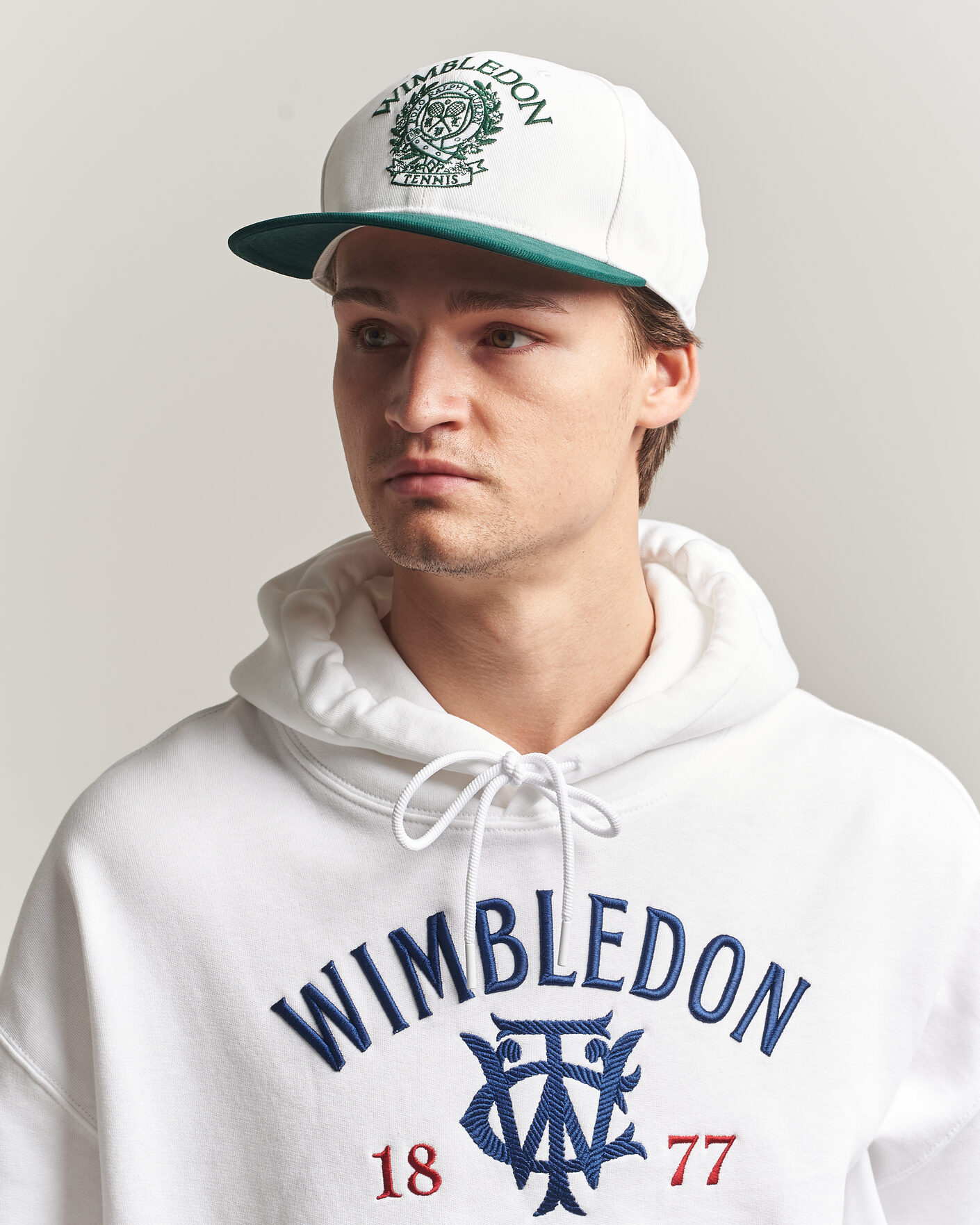 Herr | Hattar & kepsar | Polo Ralph Lauren | Wimbledon Cap White/Moss Agate
