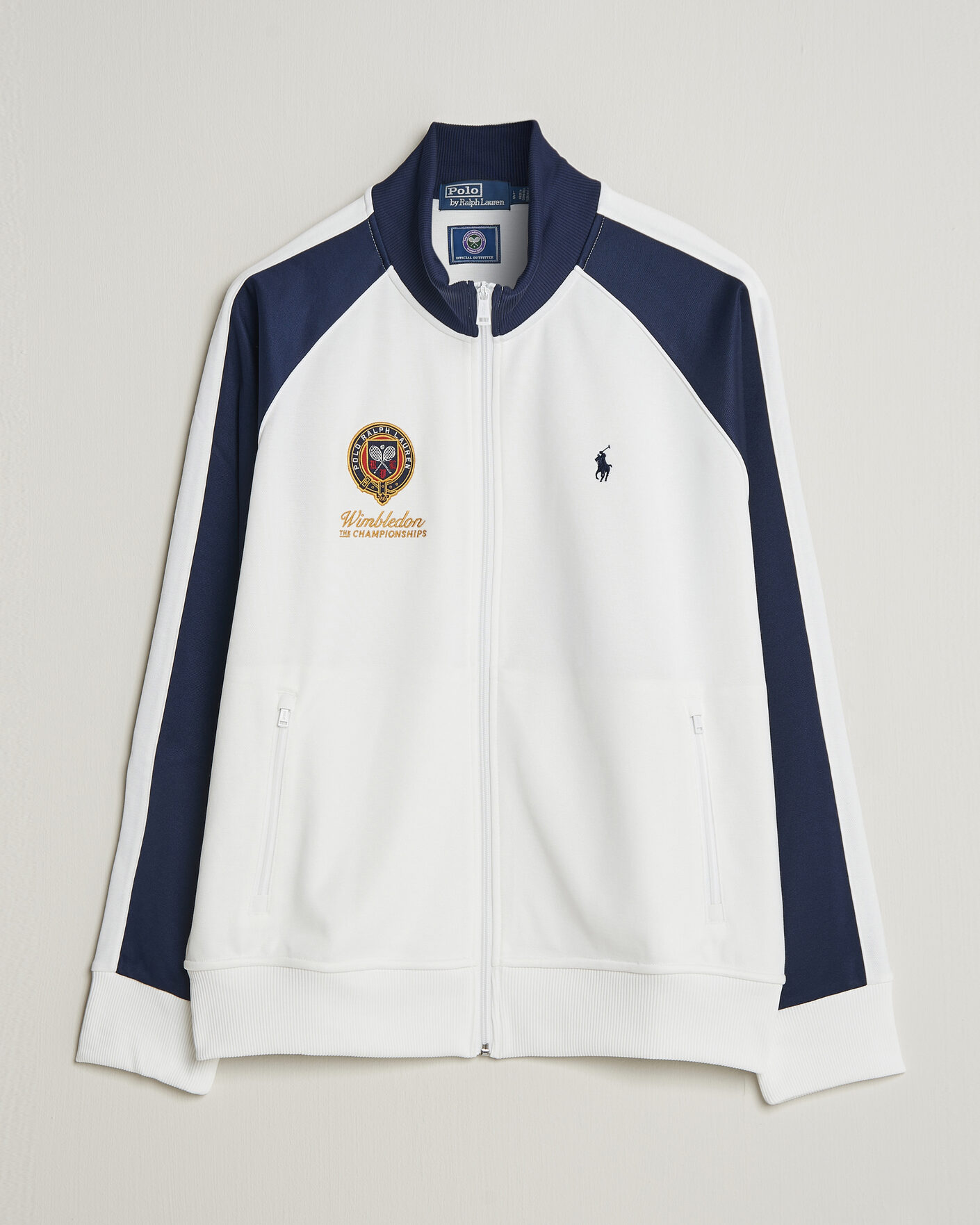 Herr | Tröjor | Polo Ralph Lauren | Full Zip Pullover Ceramic White