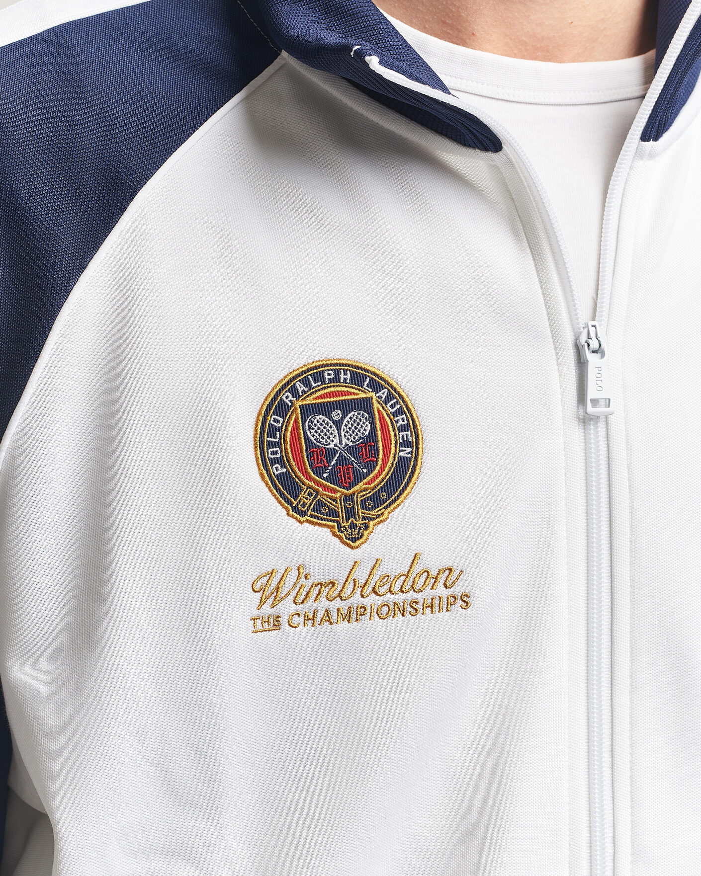 Herr | Tröjor | Polo Ralph Lauren | Full Zip Pullover Ceramic White
