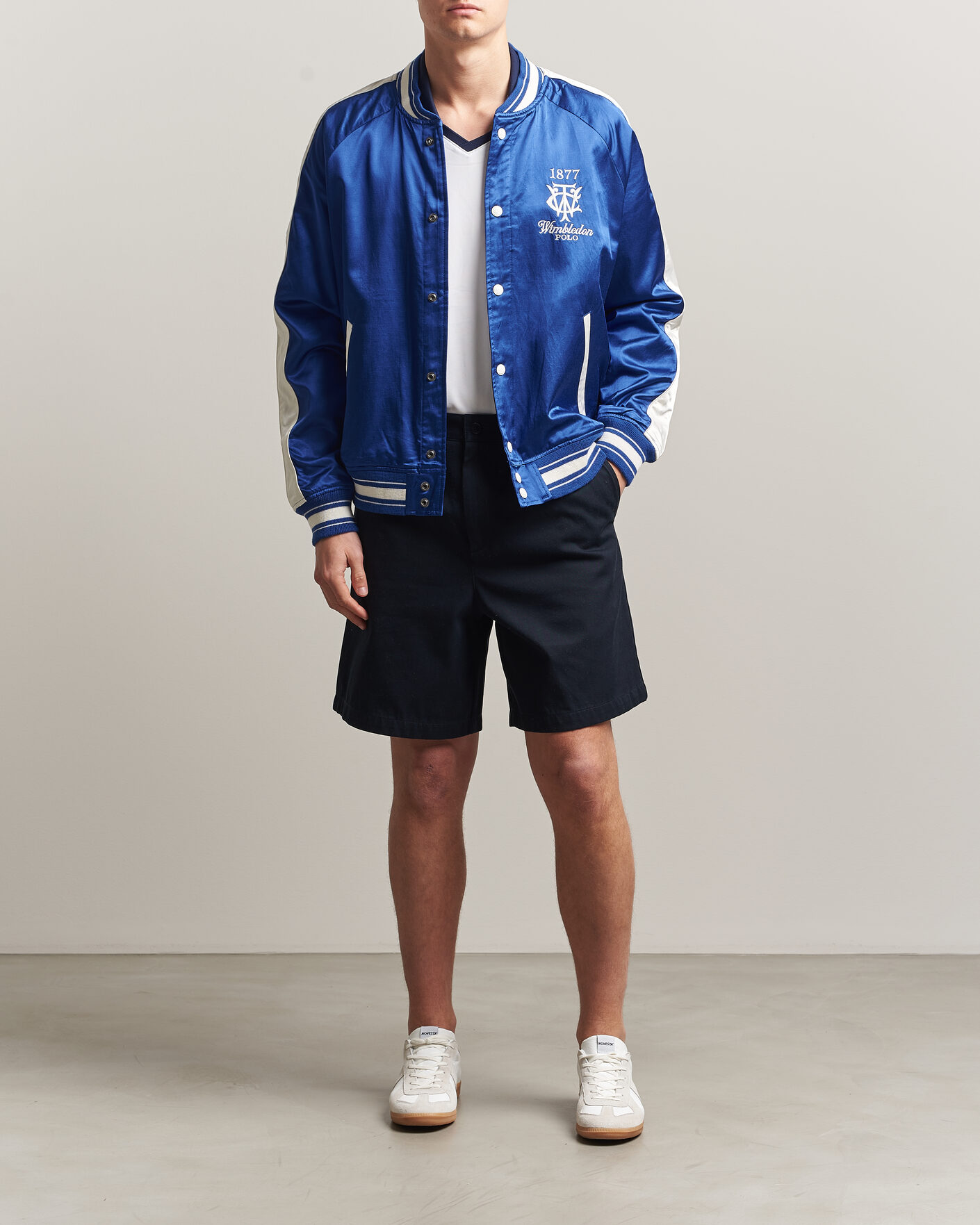 Herr | Jackor | Polo Ralph Lauren | Championship Bomber Jacket Graphic Royal/White
