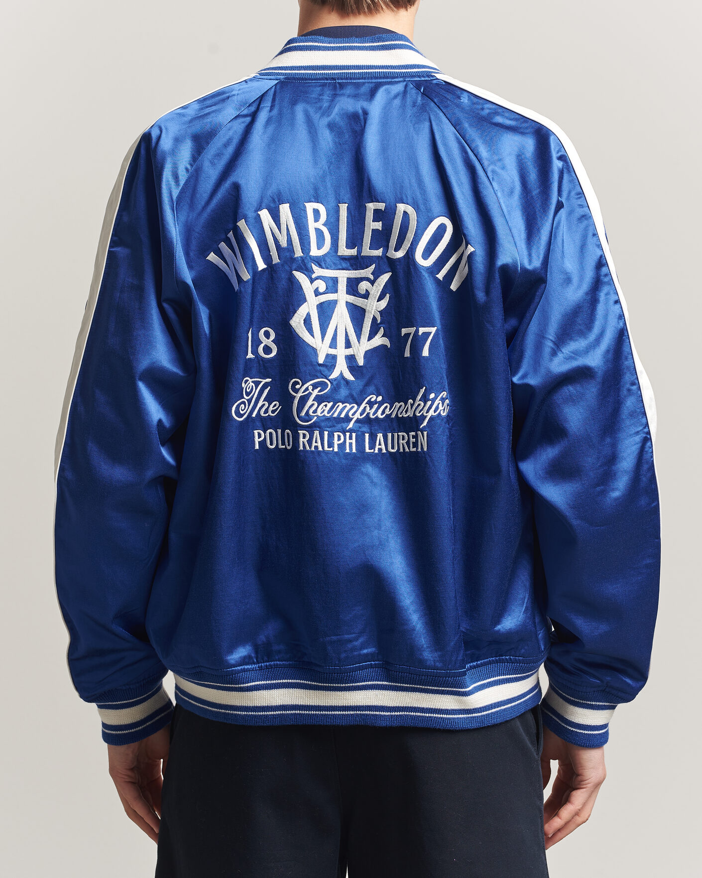 Herr | Jackor | Polo Ralph Lauren | Championship Bomber Jacket Graphic Royal/White