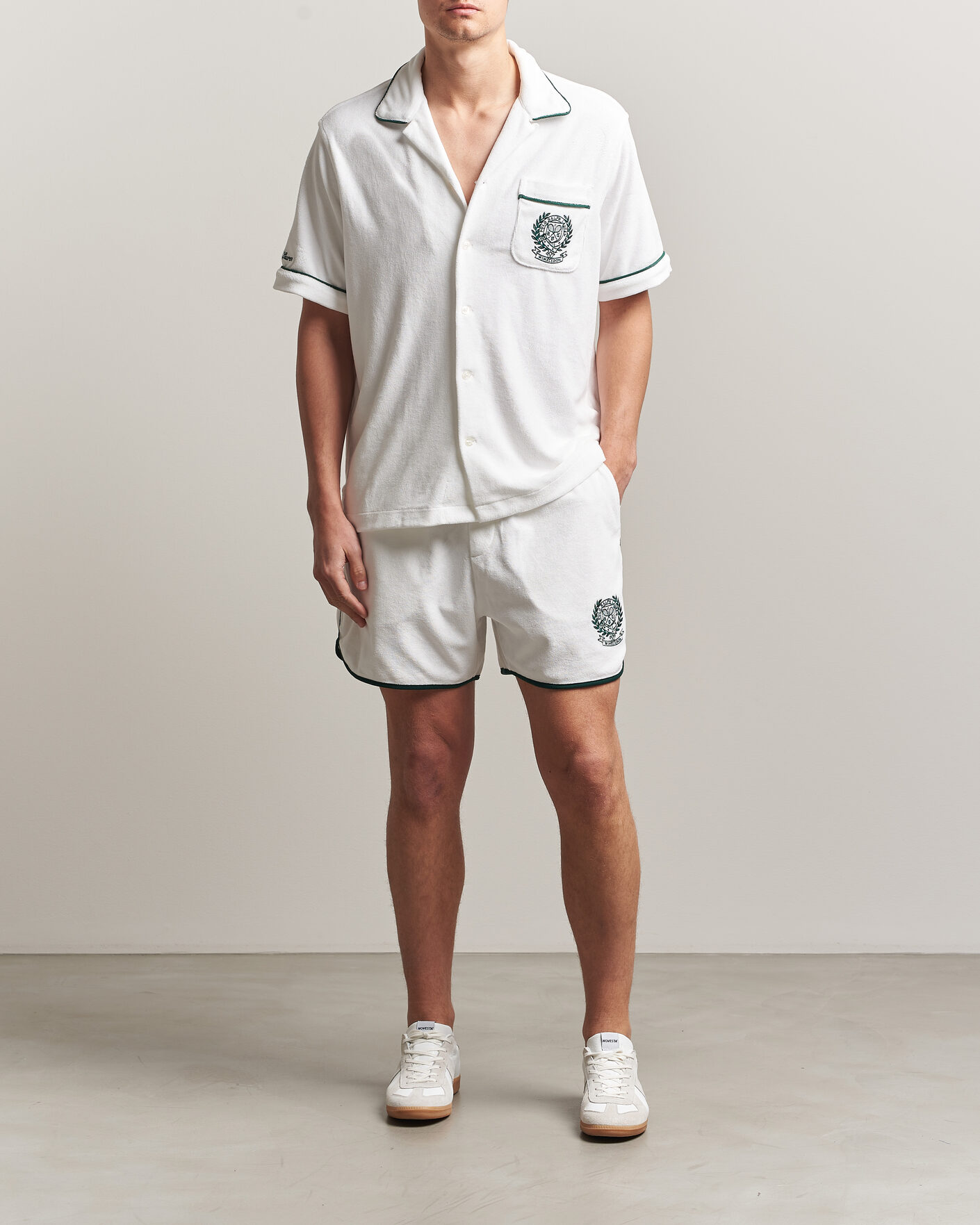 Herr | Skjortor | Polo Ralph Lauren | Terry Short Sleeve Shirt White
