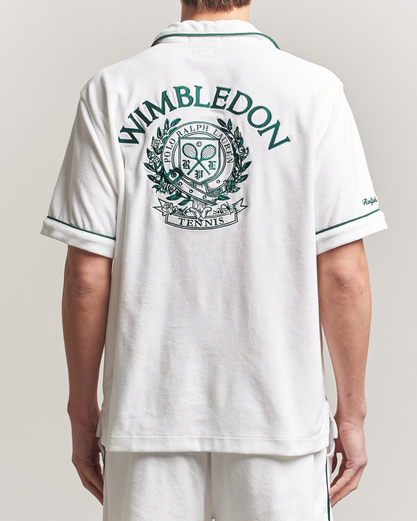Herr | Skjortor | Polo Ralph Lauren | Terry Short Sleeve Shirt White