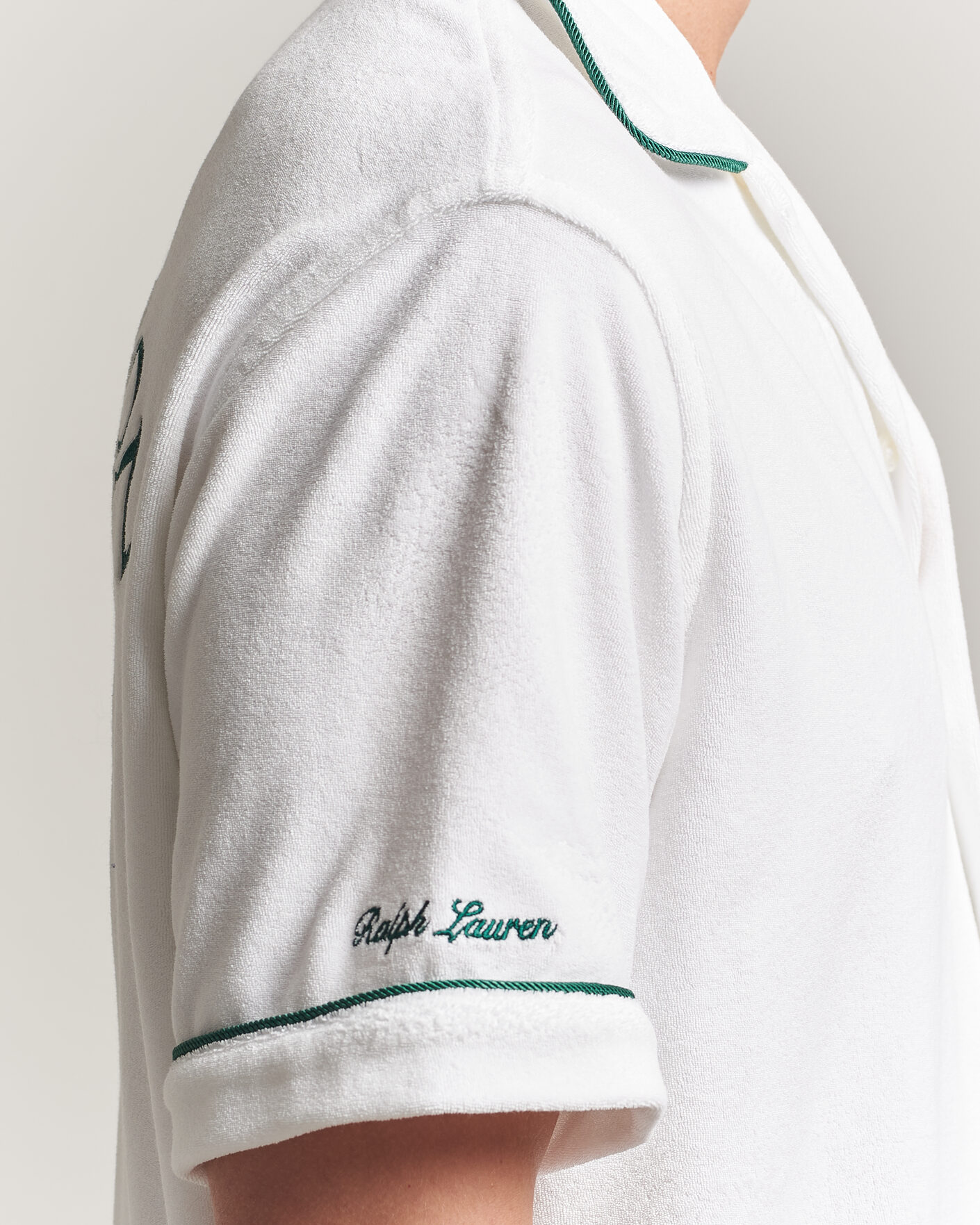Herr | Skjortor | Polo Ralph Lauren | Terry Short Sleeve Shirt White