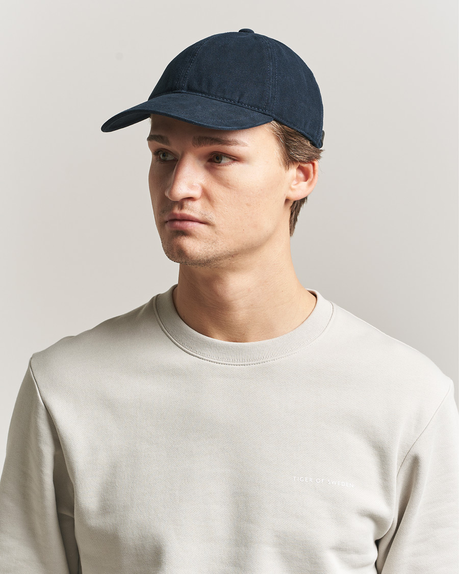 Herr | Hattar & kepsar | Tiger of Sweden | Hent Washed Cap Light Ink