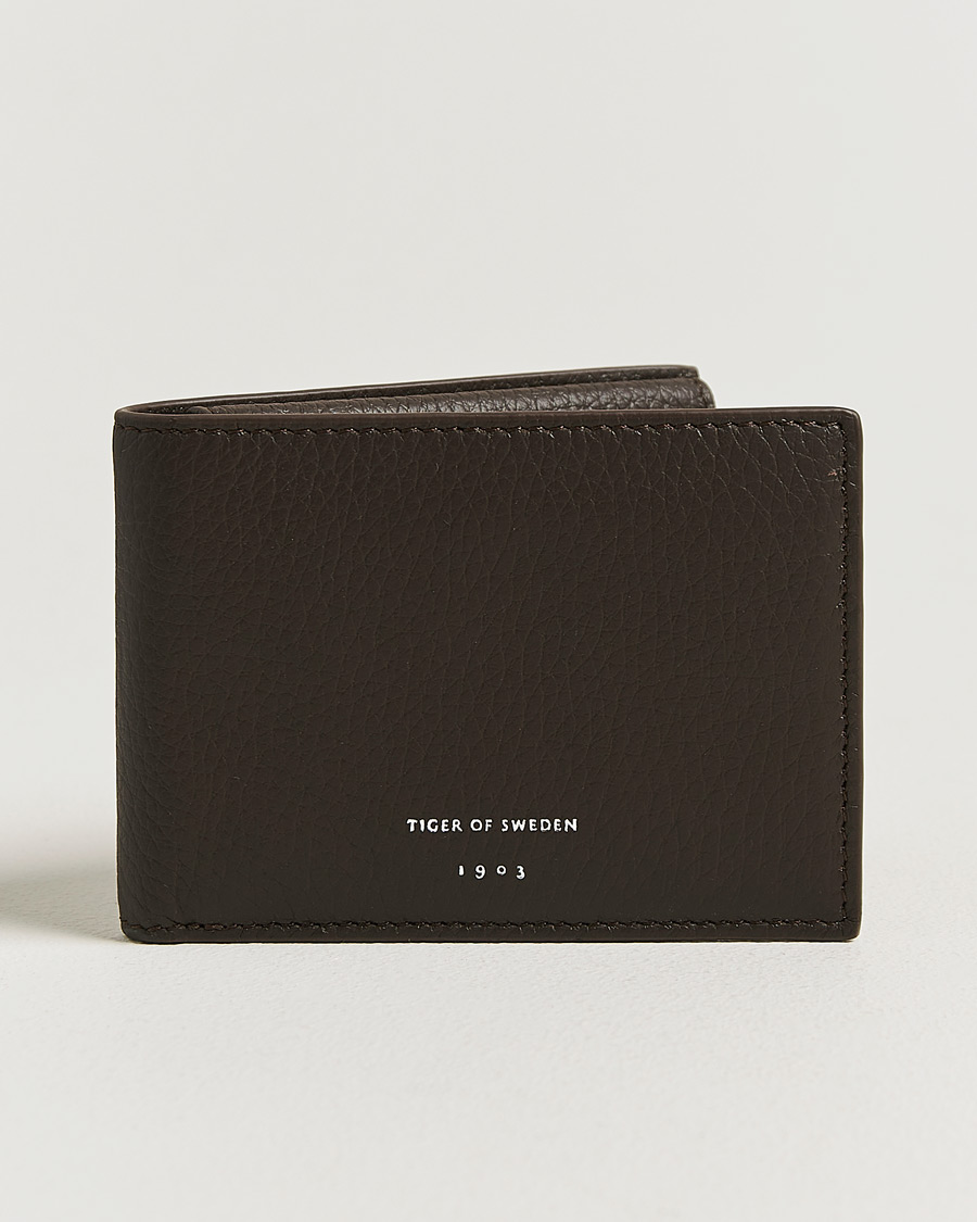 Herr | Plånböcker | Tiger of Sweden | Wivallius Leather Wallet Dark Brown