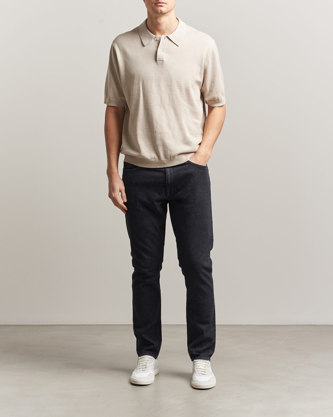 Herr | Byxor | Tiger of Sweden | Pistolero Jeans Washed Black