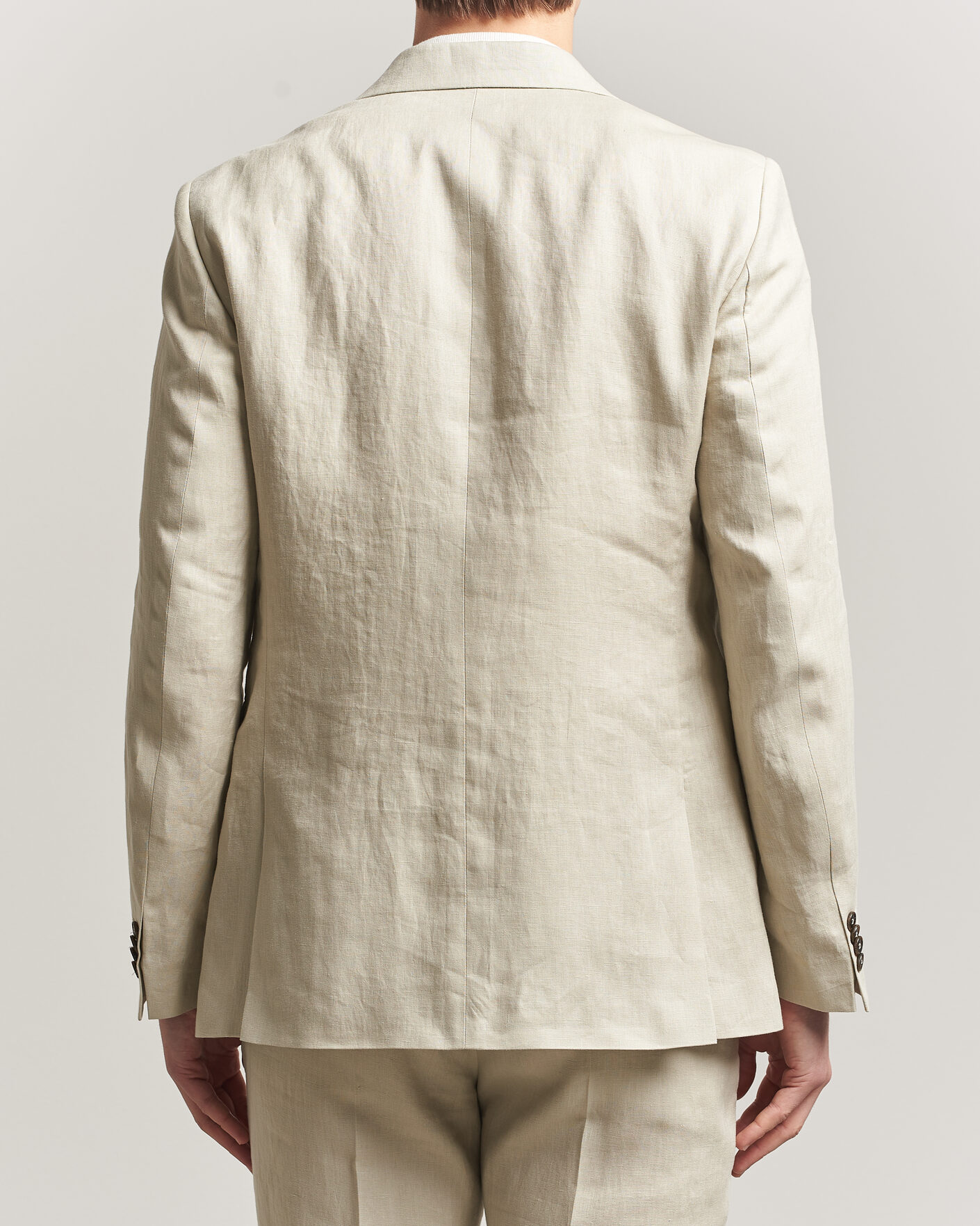 Herr | Kavajer | Tiger of Sweden | Justin Linen Suit Blazer Cream Sand