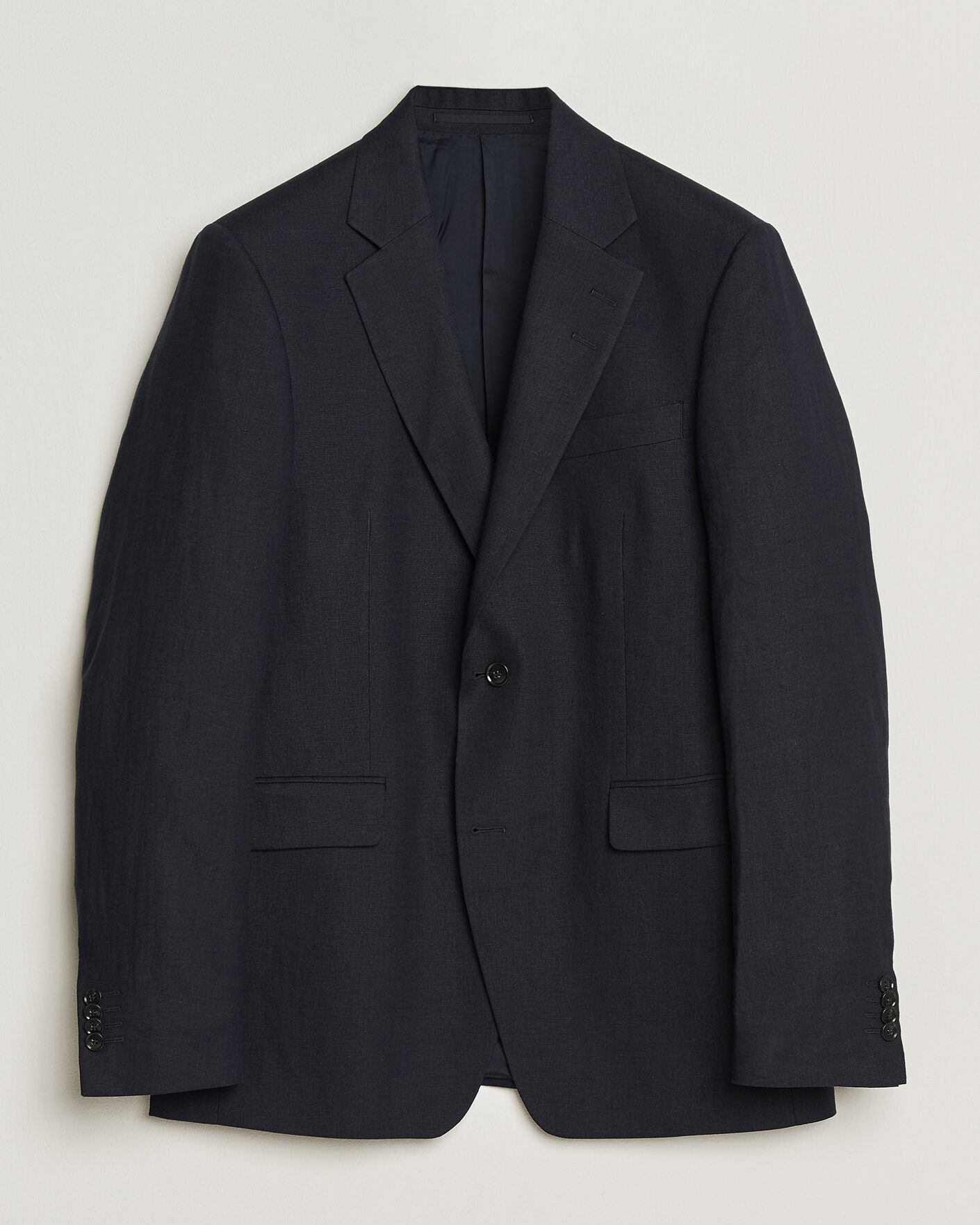 Herr | Kavajer | Tiger of Sweden | Justin Linen Suit Blazer Midnight Blue