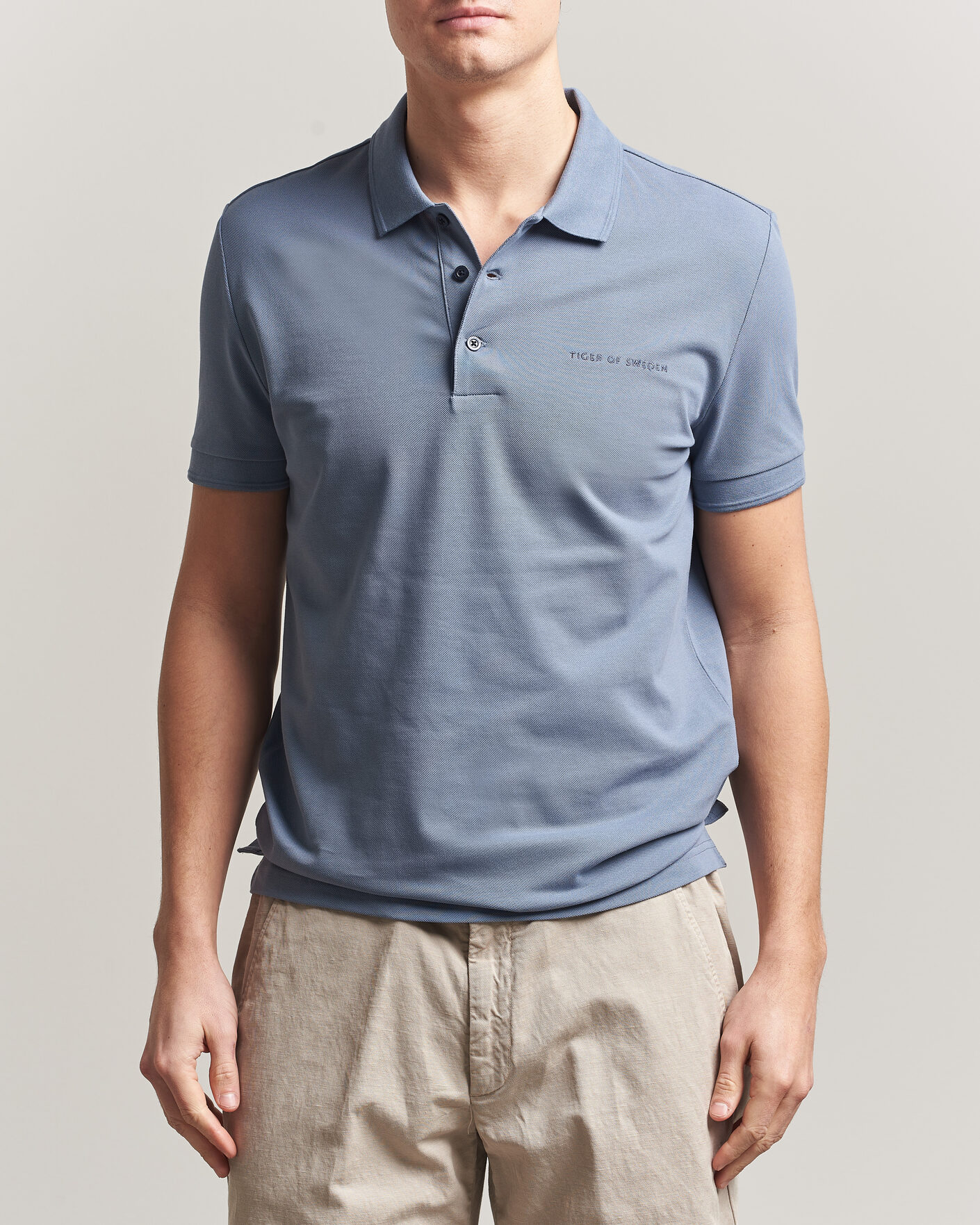 Herr | Pikéer | Tiger of Sweden | Darios Polo Dull Blue