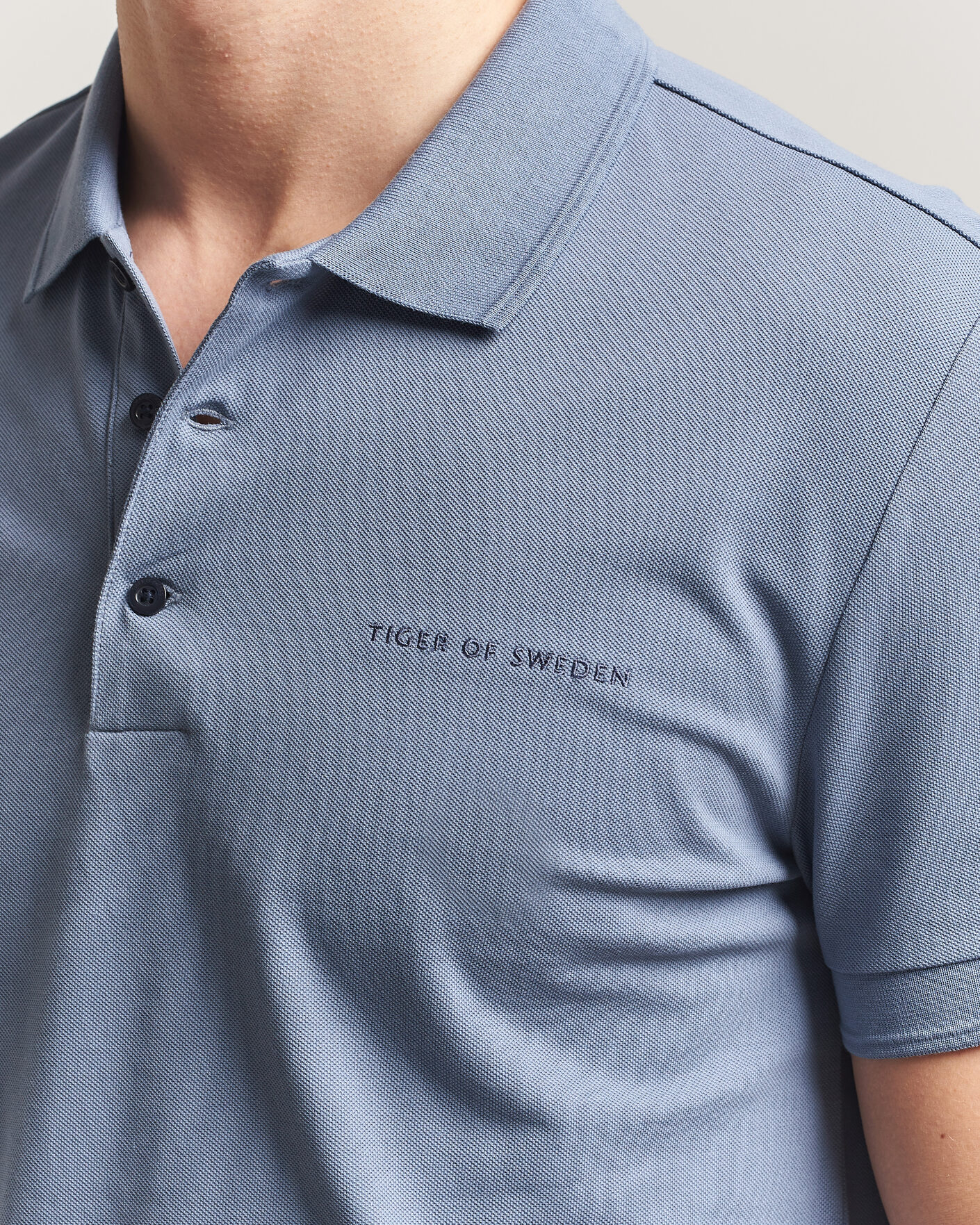 Herr | Pikéer | Tiger of Sweden | Darios Polo Dull Blue